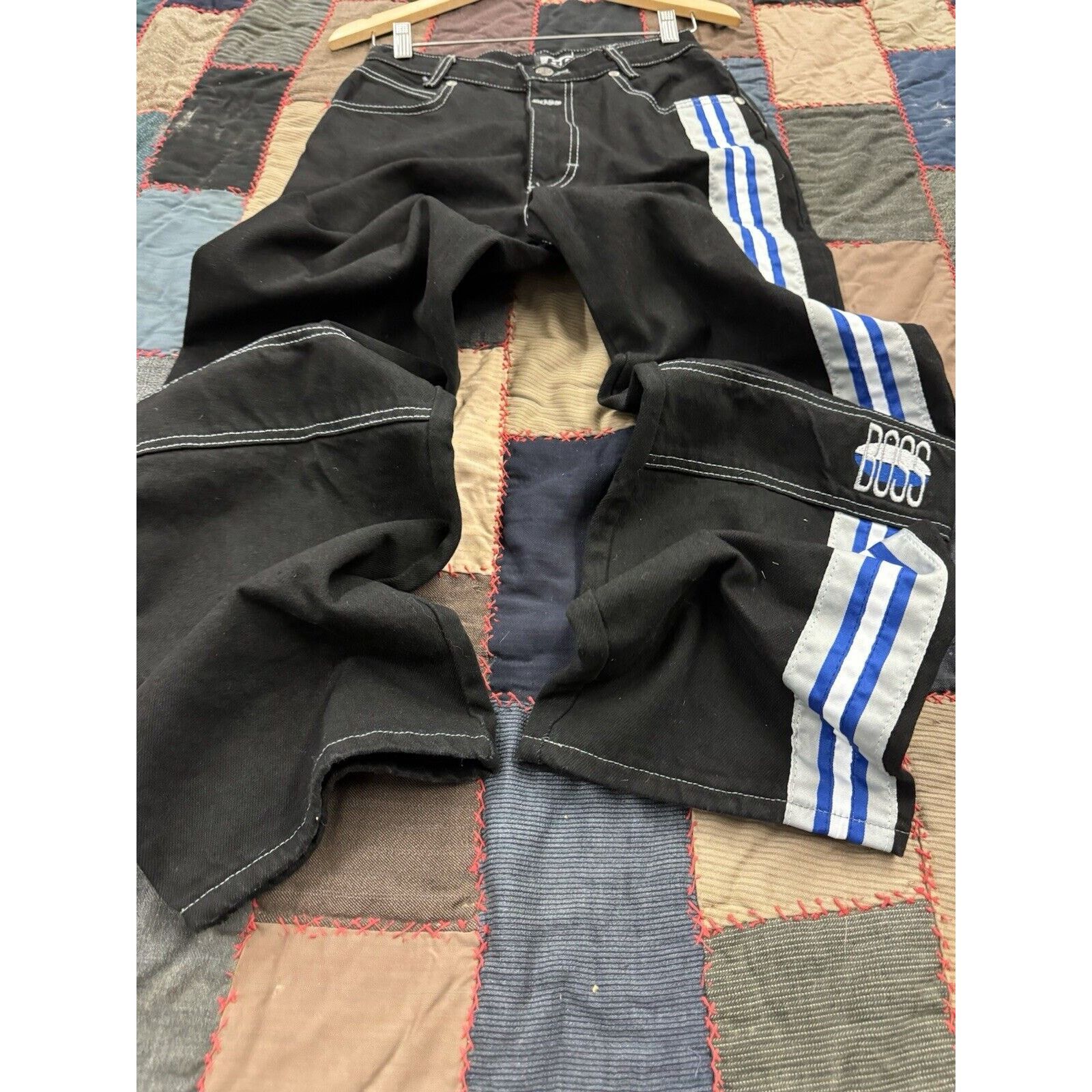 JNCO Deadstock 90s Baggy Skater Boss Jeans Men's Size W28 X L30