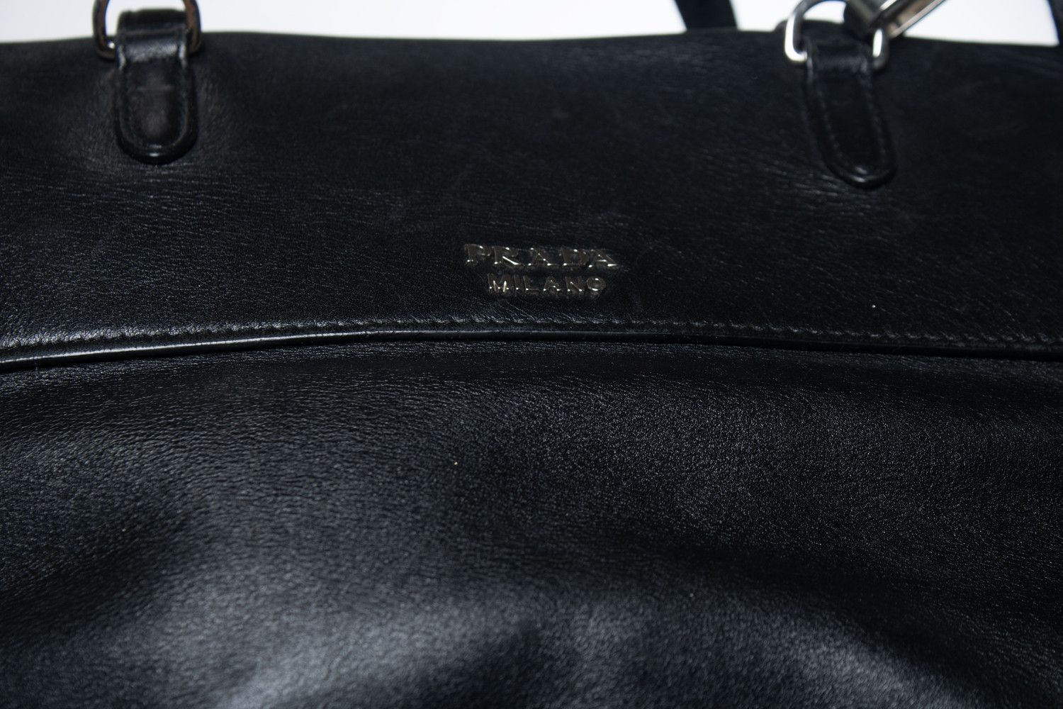 Prada Prada, large convertible double twist top handle tote Size ONE SIZE - 5 Thumbnail