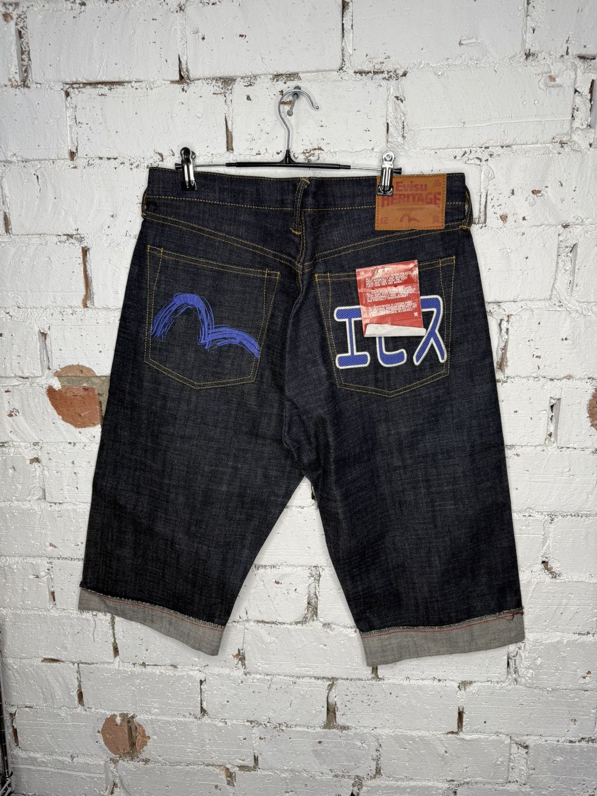 Evisu Vintage Shorr evisu baggy jeans Size US 34 / EU 50 - 1 Thumbnail