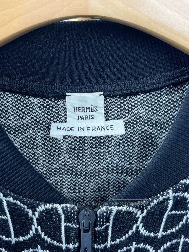 Hermes Hermes Black Full Print Logo Short Sleeve Knit Dress Size XS / US 0-2 / IT 36-38 - 4 Thumbnail