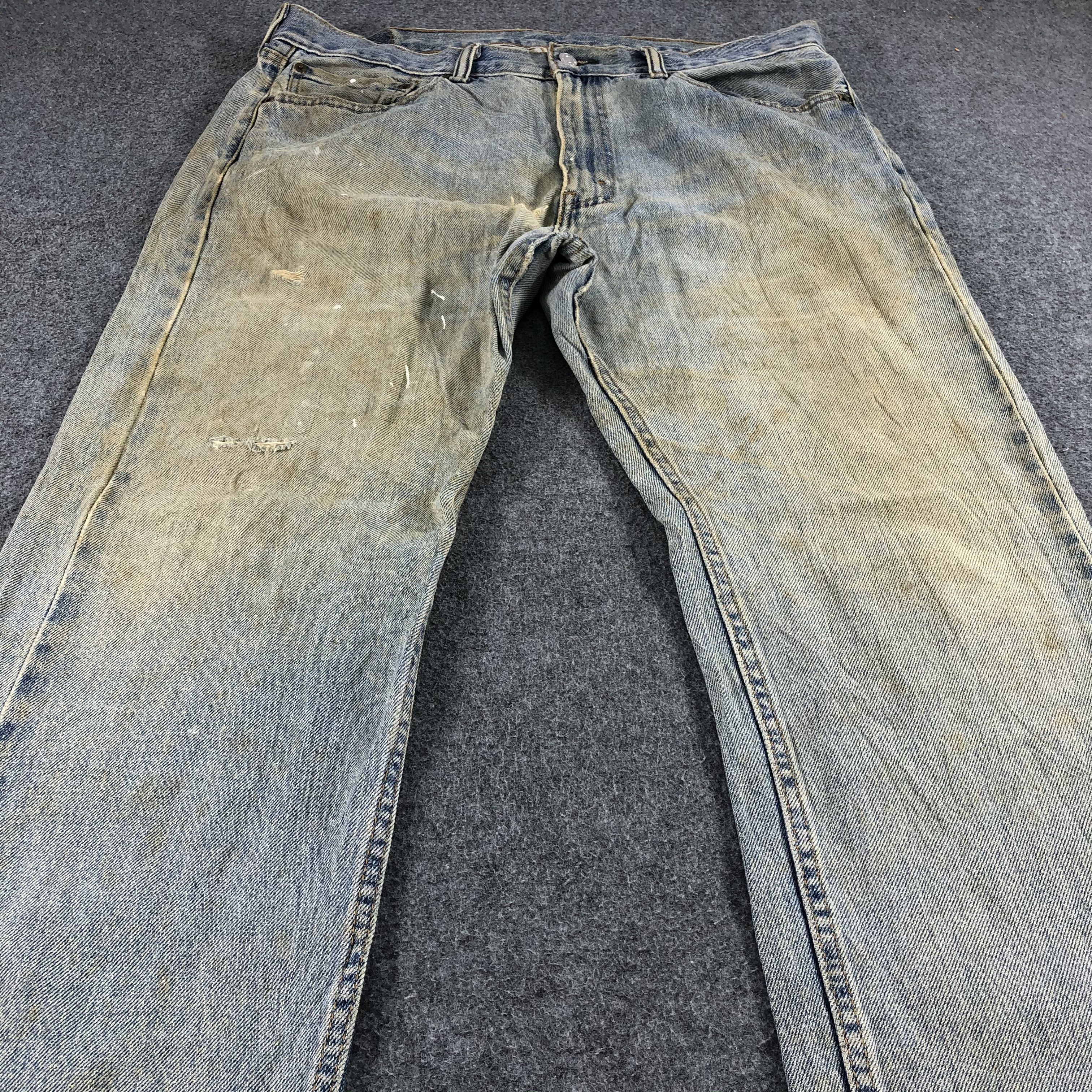 Levi's Vintage Mud Wash Levis 505 Jeans-J1222 Size US 37 - 4 Thumbnail
