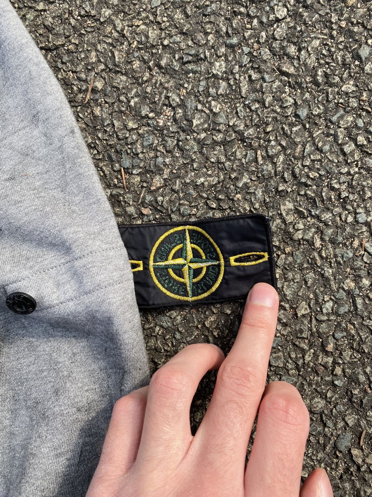 Massimo Osti ‼️Rare‼️Gray Stone Island Dust Hoodie Size US XL / EU 56 / 4 - 7 Thumbnail