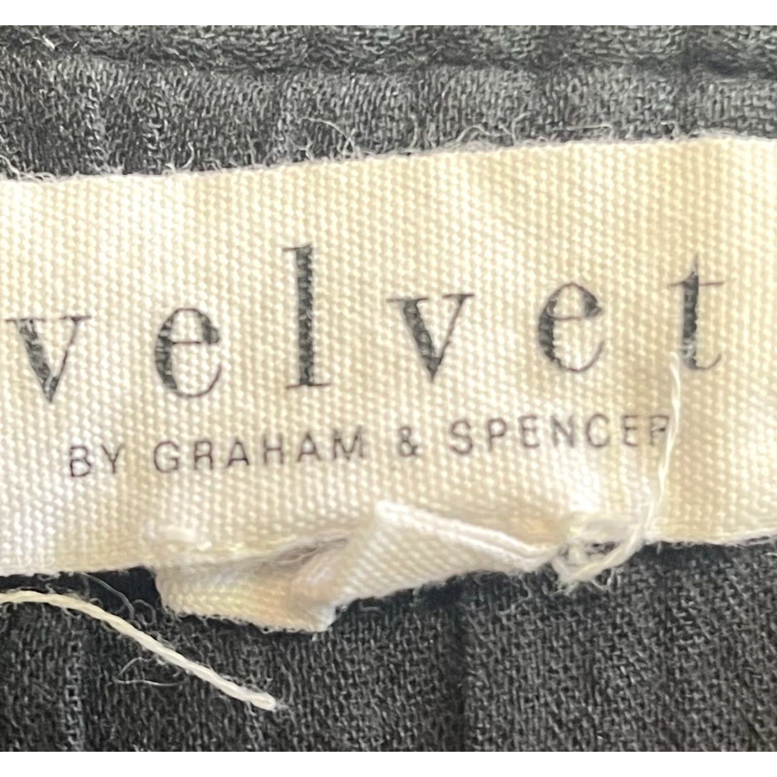Velvet Velvet by Graham & Spencer Blouse Womens Large Black V-Neck Long Sleeve Regular Size L / US 10 / IT 46 - 6 Thumbnail