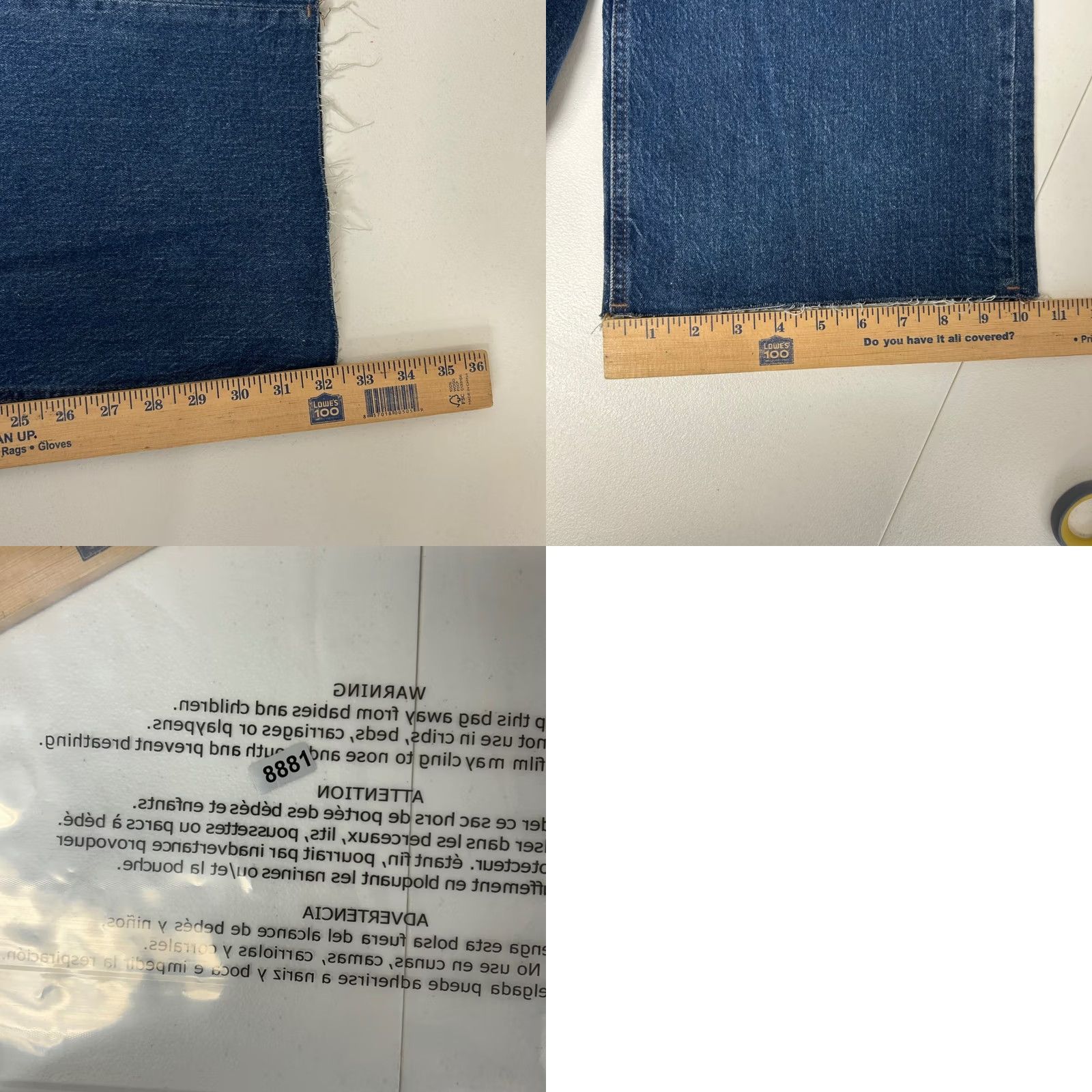 Old Navy Old Navy Jeans Bootcut Women 28W 32.5in Dark Wash Extra High-Rise Kicker Raw Hem Button Fly 5-Pocket Plus Size Denim Slimming Stretch Size 28" / US 6 / IT 42 - 9 Thumbnail