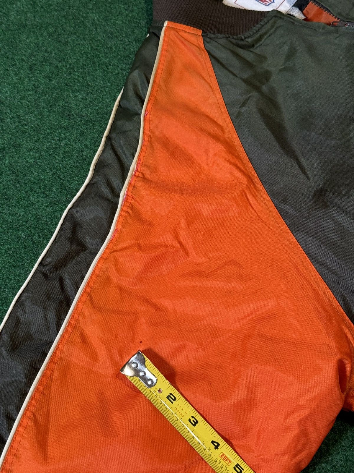 NFL Cleveland Browns NFL Full Zip Bomber Varsity Jacket Size US XL / EU 56 / 4 - 7 Thumbnail
