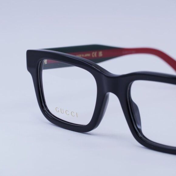 Gucci Gucci GG1865O 001 Eyeglasses Black 50mm Square Frame Size ONE SIZE - 7 Thumbnail