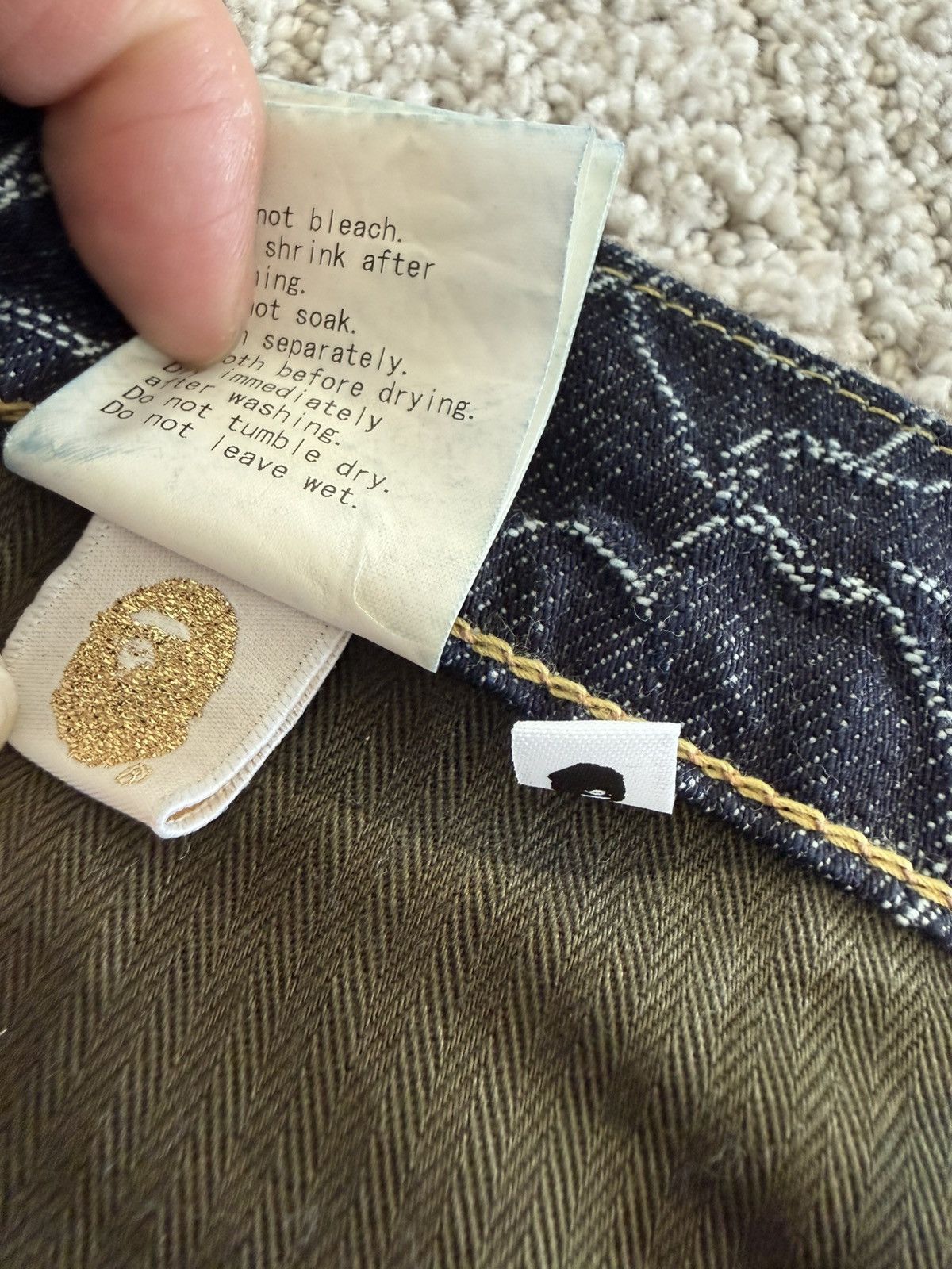 Bape Bape Denim Shorts Size US 32 / EU 48 - 5 Thumbnail