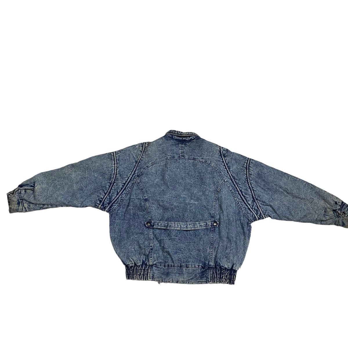 Japanese Brand × Vintage Vintage 80s Gleeman denim bomber jacket Size US L / EU 52-54 / 3 - 16 Thumbnail
