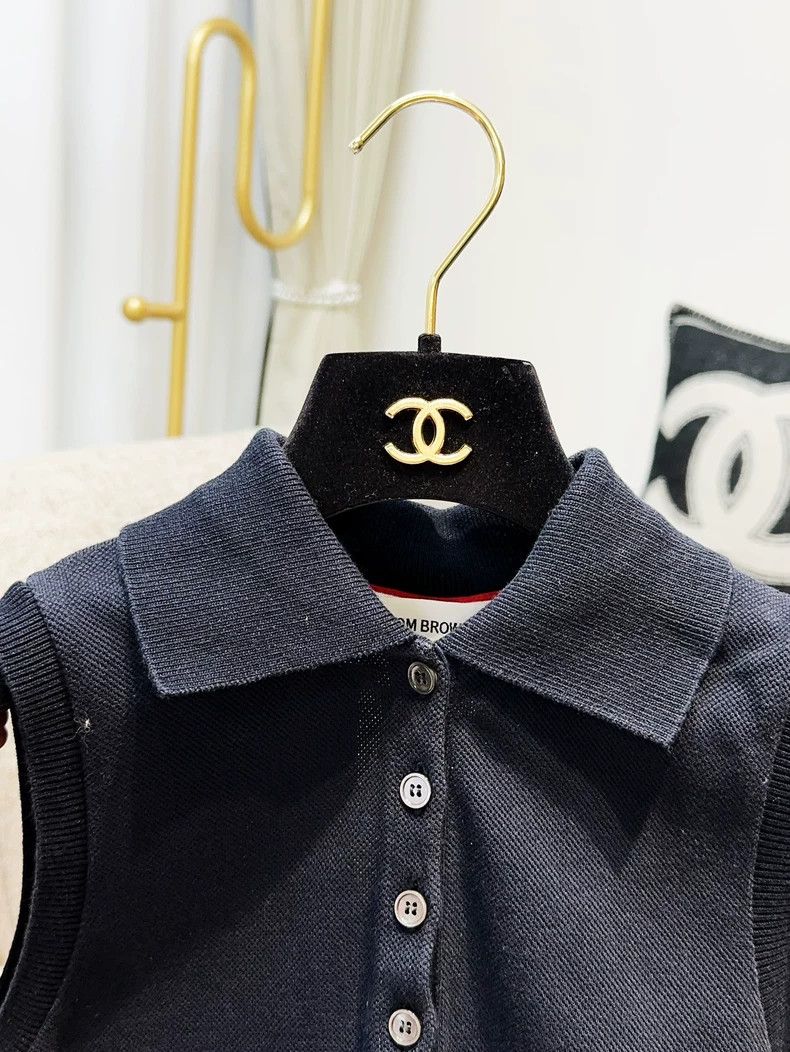 Thom Browne Thom Browne A sleeveless polo collar dress Size XS / US 0-2 / IT 36-38 - 3 Thumbnail