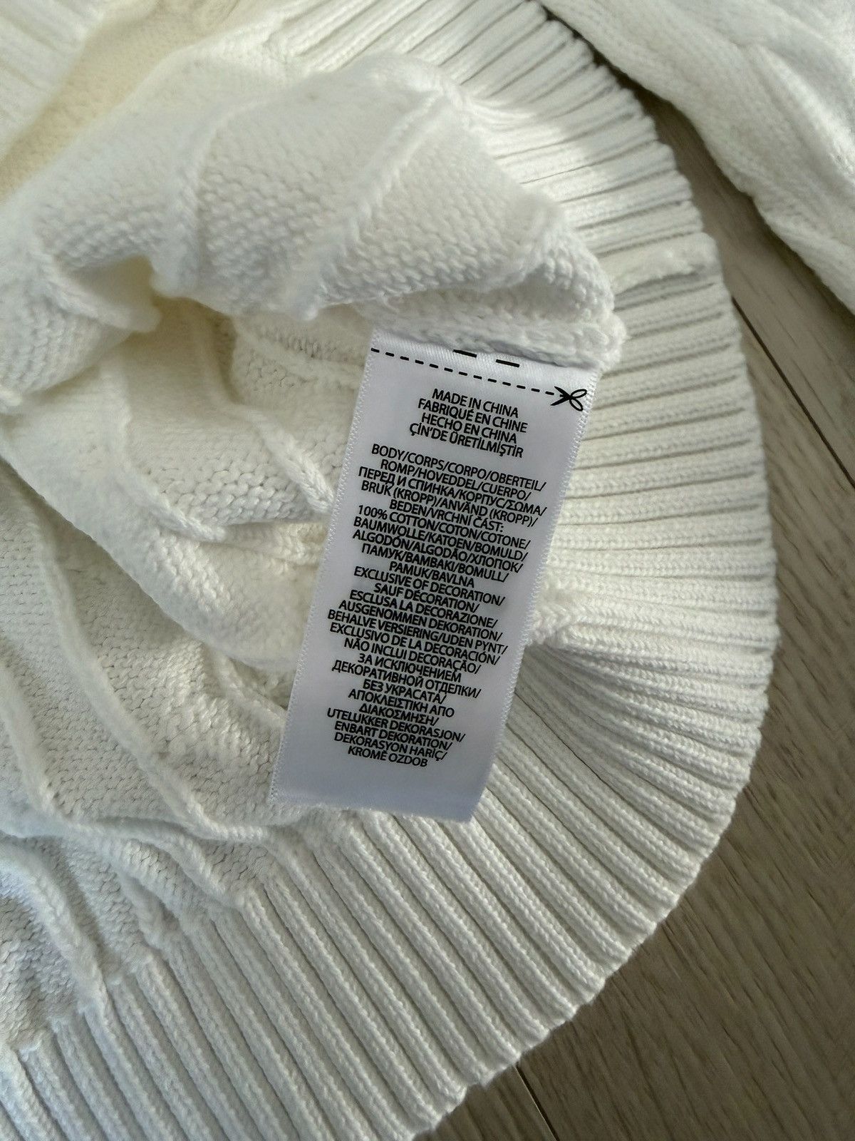 Ralph Lauren Polo Ralph Lauren White knitted sweater Size S / US 4 / IT 40 - 4 Thumbnail