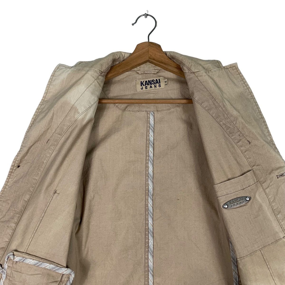 Kansai Yamamoto KANSAI JEANS Sun Burn Casual Jacket #0651-C30 Size US M / EU 48-50 / 2 - 12 Thumbnail