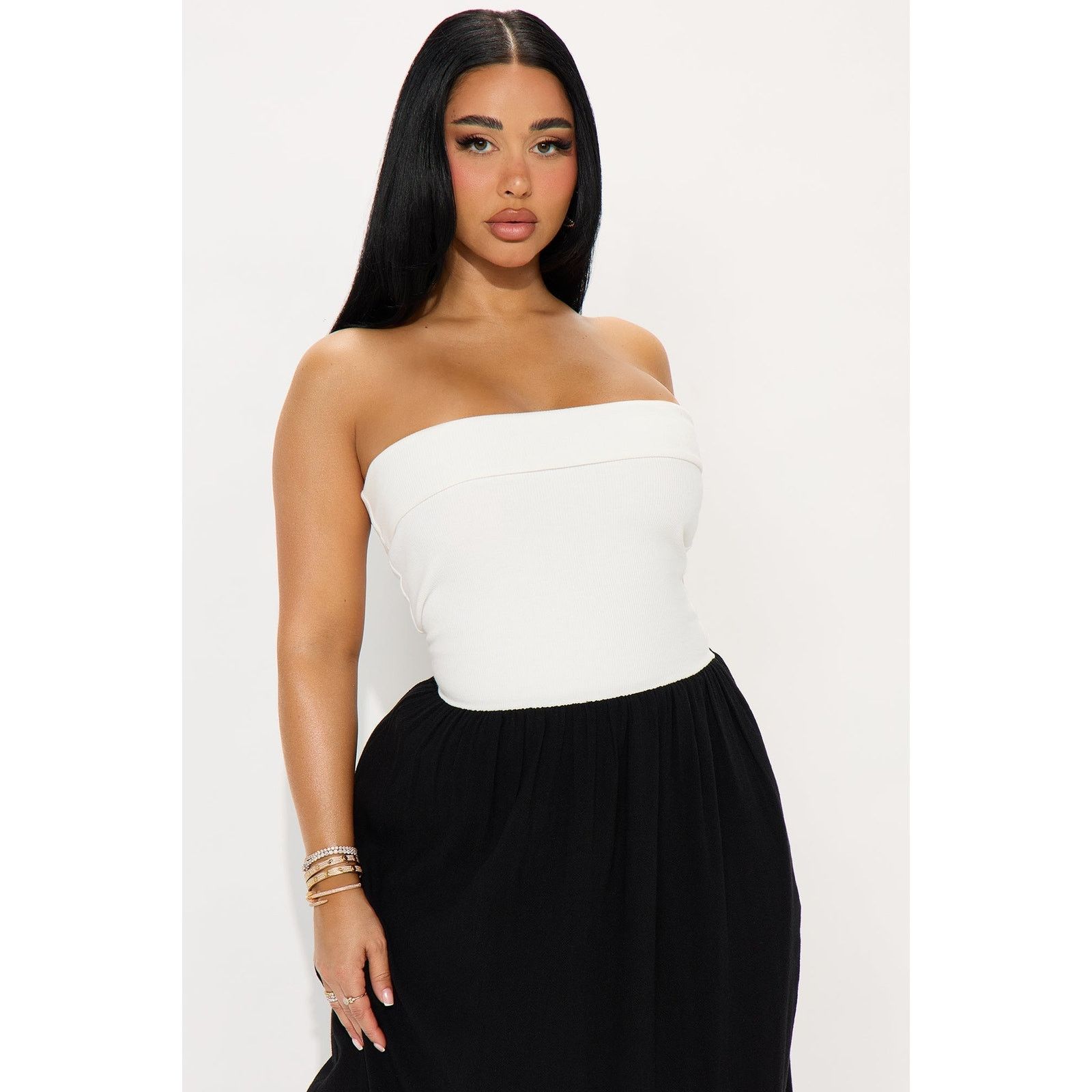 Other Annabelle Linen Maxi Dress - Black/combo - Size 3X Size 3XL / US 20-22 - 2 Thumbnail