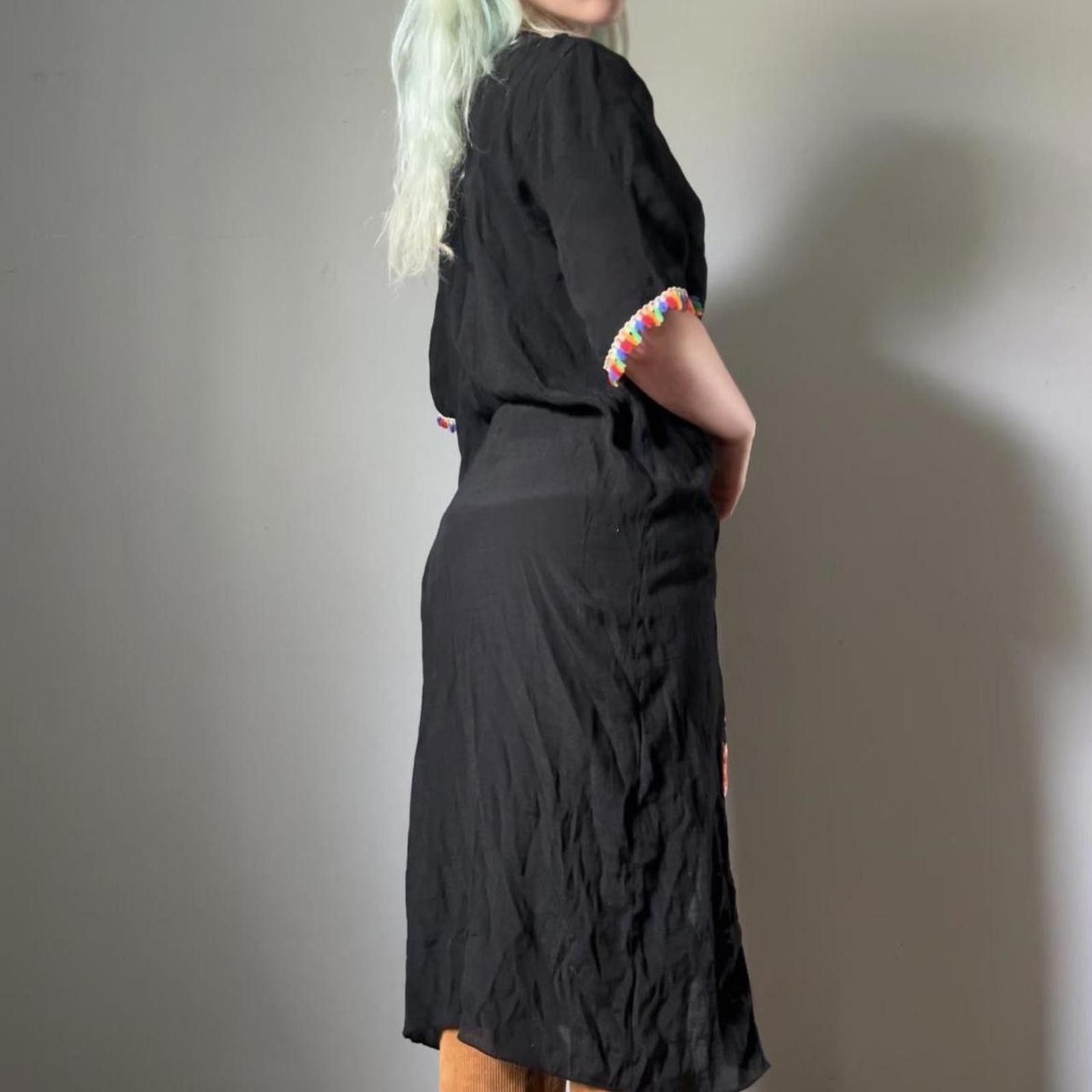 Other Boho crochet longline cardigan wrap Size S / US 4 / IT 40 - 3 Thumbnail