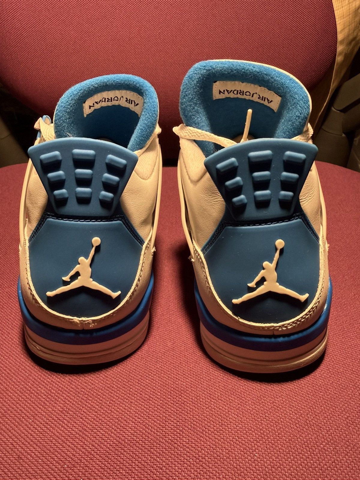 Nike Nike Air Jordan Brand 4 Retro Military Blue 2012 Size US 12 / EU 45 - 5 Thumbnail