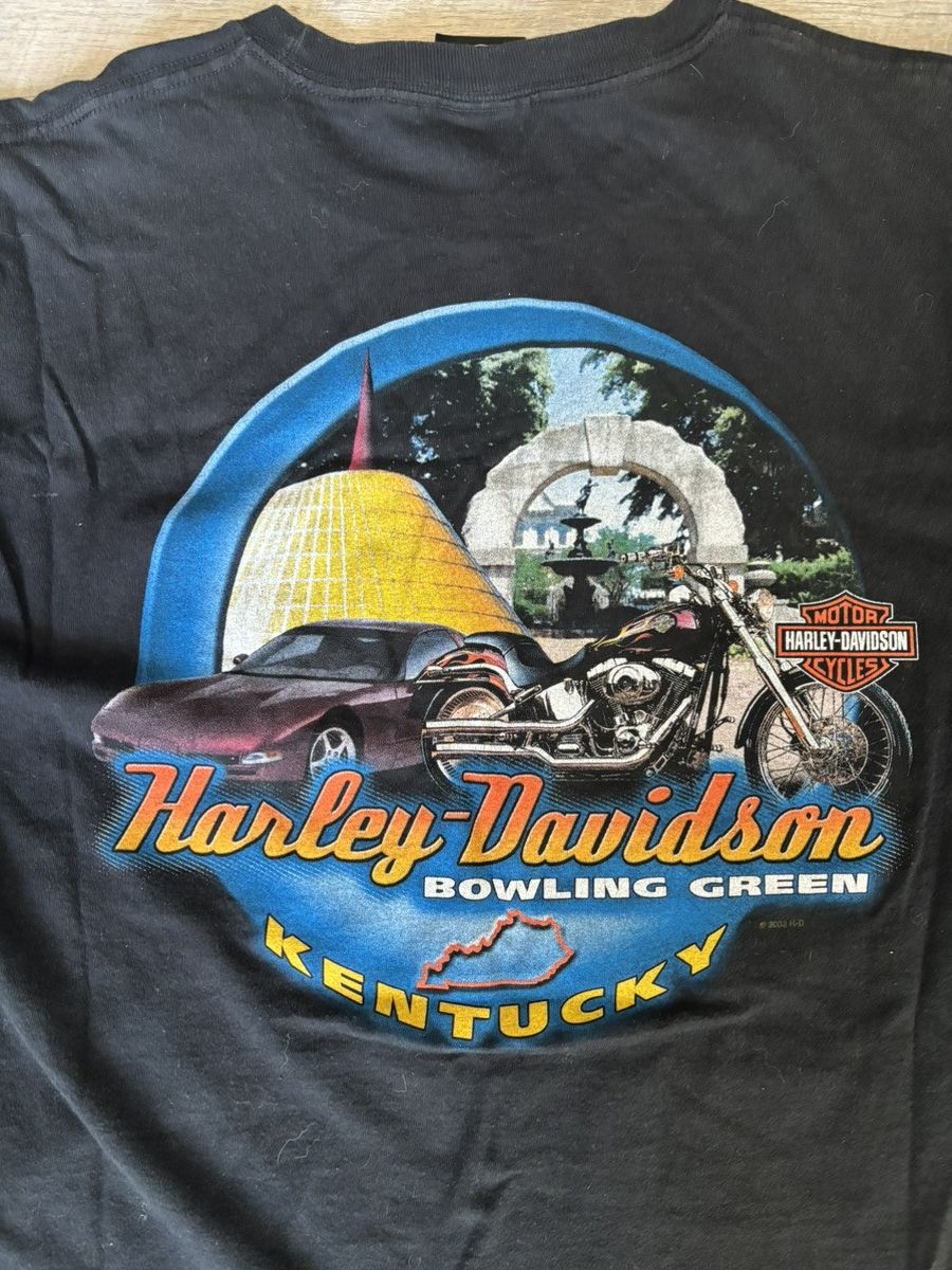 Harley Davidson Y2K Harley Davidson Bowling Green shirt Size US L / EU 52-54 / 3 - 1 Thumbnail