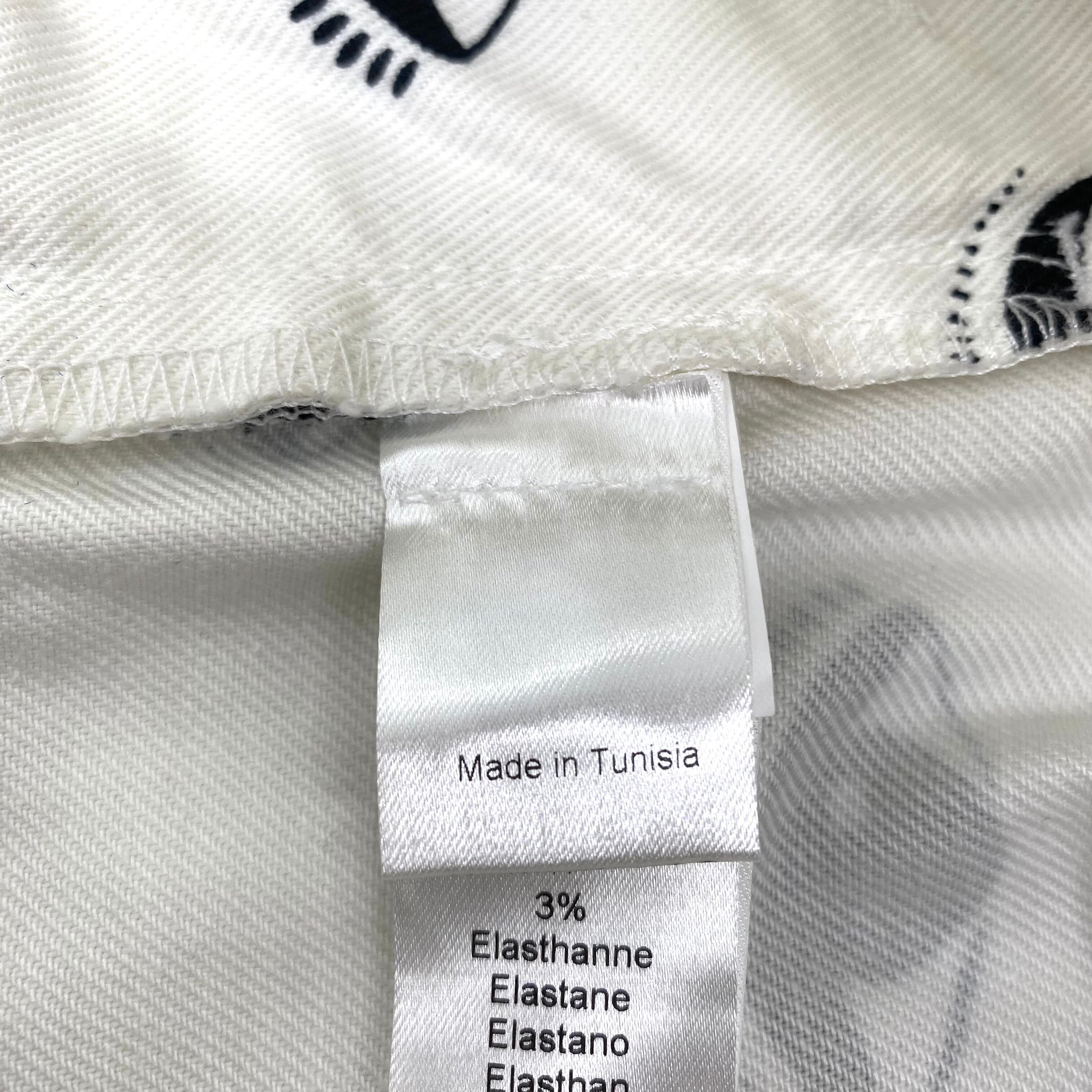 Kenzo KENZO All Over Eyes Denim Ladys Size 26" / US 2 / IT 38 - 6 Thumbnail