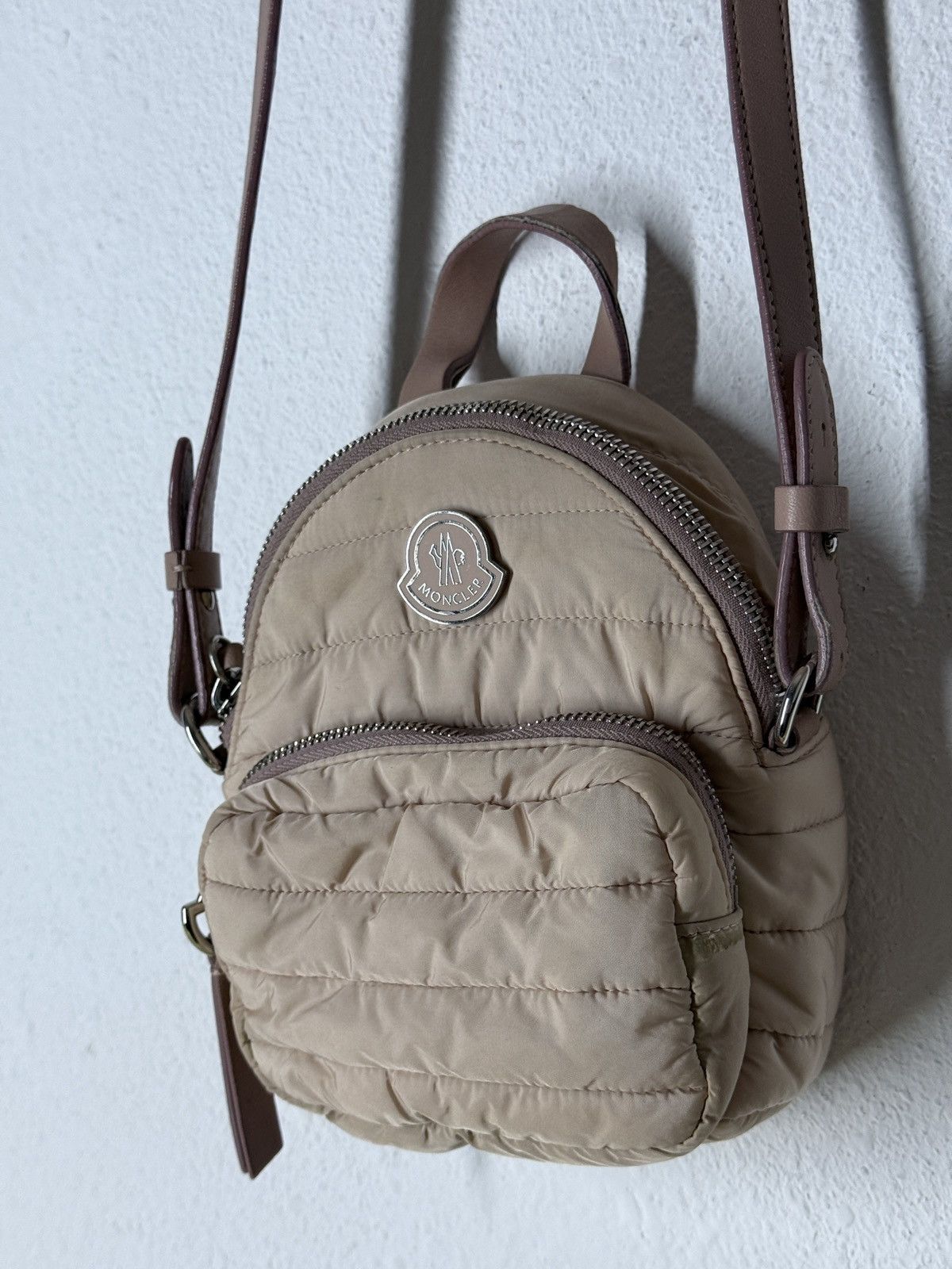 Moncler Moncler Killia Crossbody Puffer bag Light pink Size ONE SIZE - 24 Thumbnail