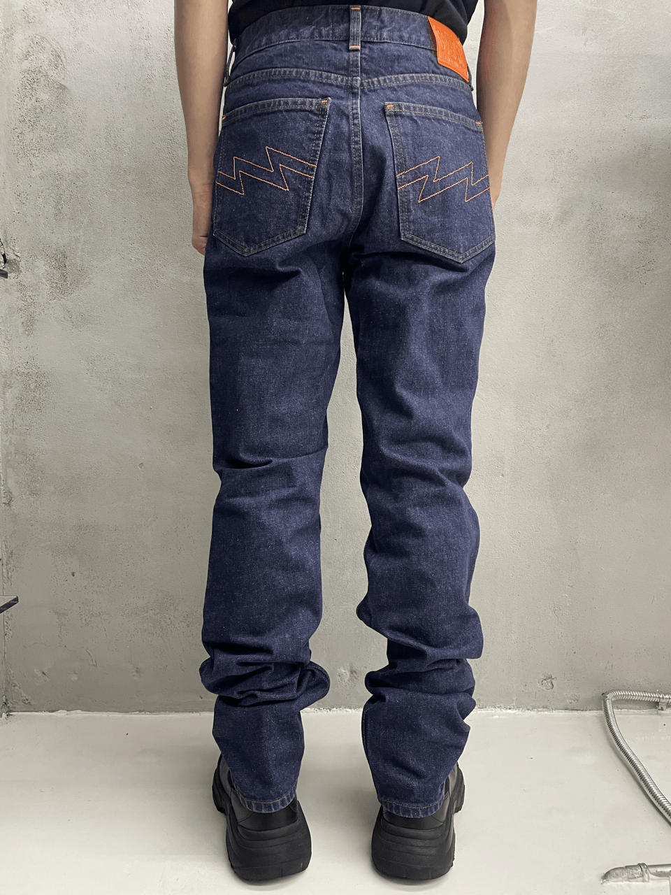 W&LT × Walter Van Beirendonck LIGHTENING DENIM PANTS Size US 32 / EU 48 - 3 Thumbnail