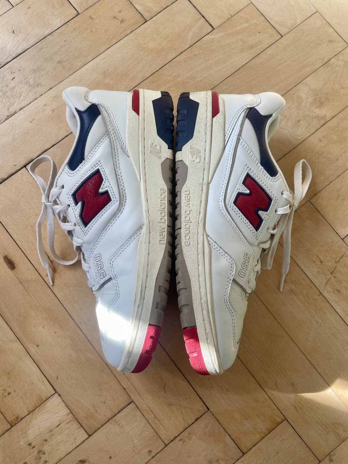 Aime Leon Dore × New Balance New Balance x Aime Leon Dore 550 Cream White / Red Size US 10 / EU 43 - 3 Thumbnail