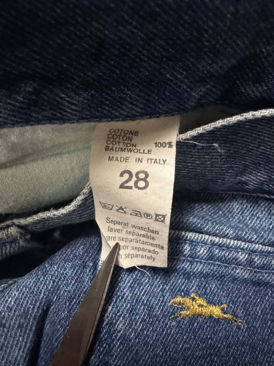 Longchamp 💥Rare💥Longchamp Paris Stone Washed Made In Italy Jeans Size 26" / US 2 / IT 38 - 7 Thumbnail