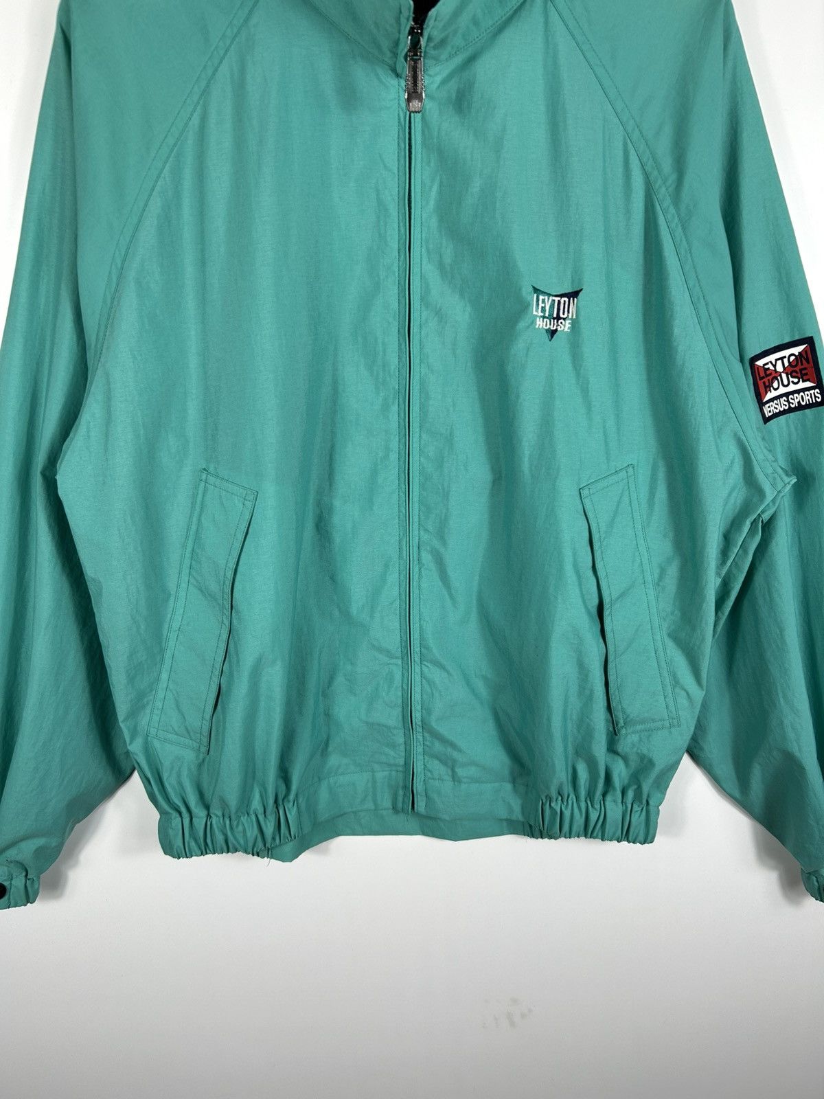 Versus × Vintage ⚡️Vintage Leyton House Zipper Bomber Jacket Size US L / EU 52-54 / 3 - 5 Thumbnail