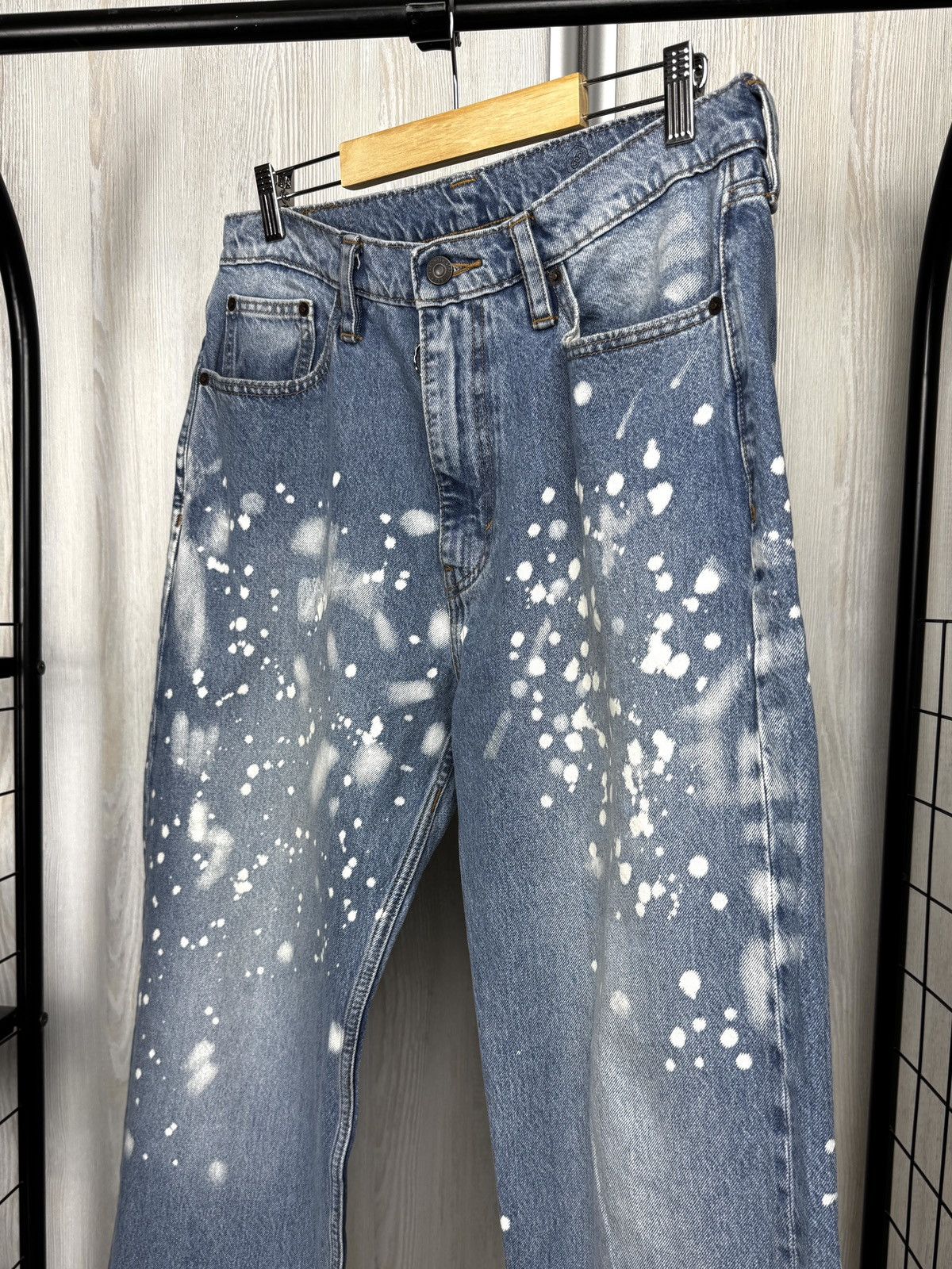 Levi's Levis 510 Strong Skateboarding Baggy fit jeans painted denim Size US 32 / EU 48 - 7 Thumbnail