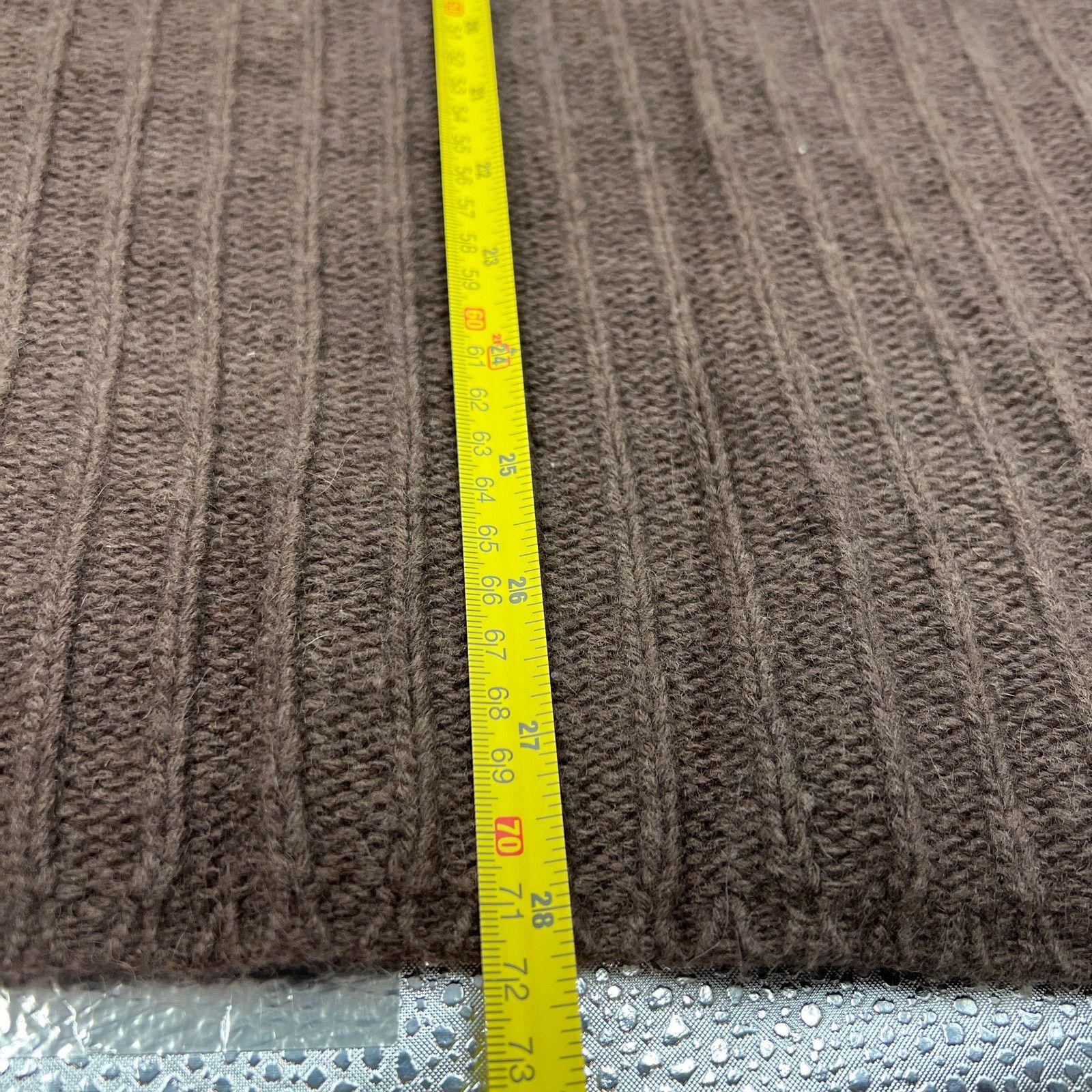 Gap × Vintage Vintage GAP Brown Wool & Angora Ribbed Sweater Size L / US 10 / IT 46 - 5 Thumbnail