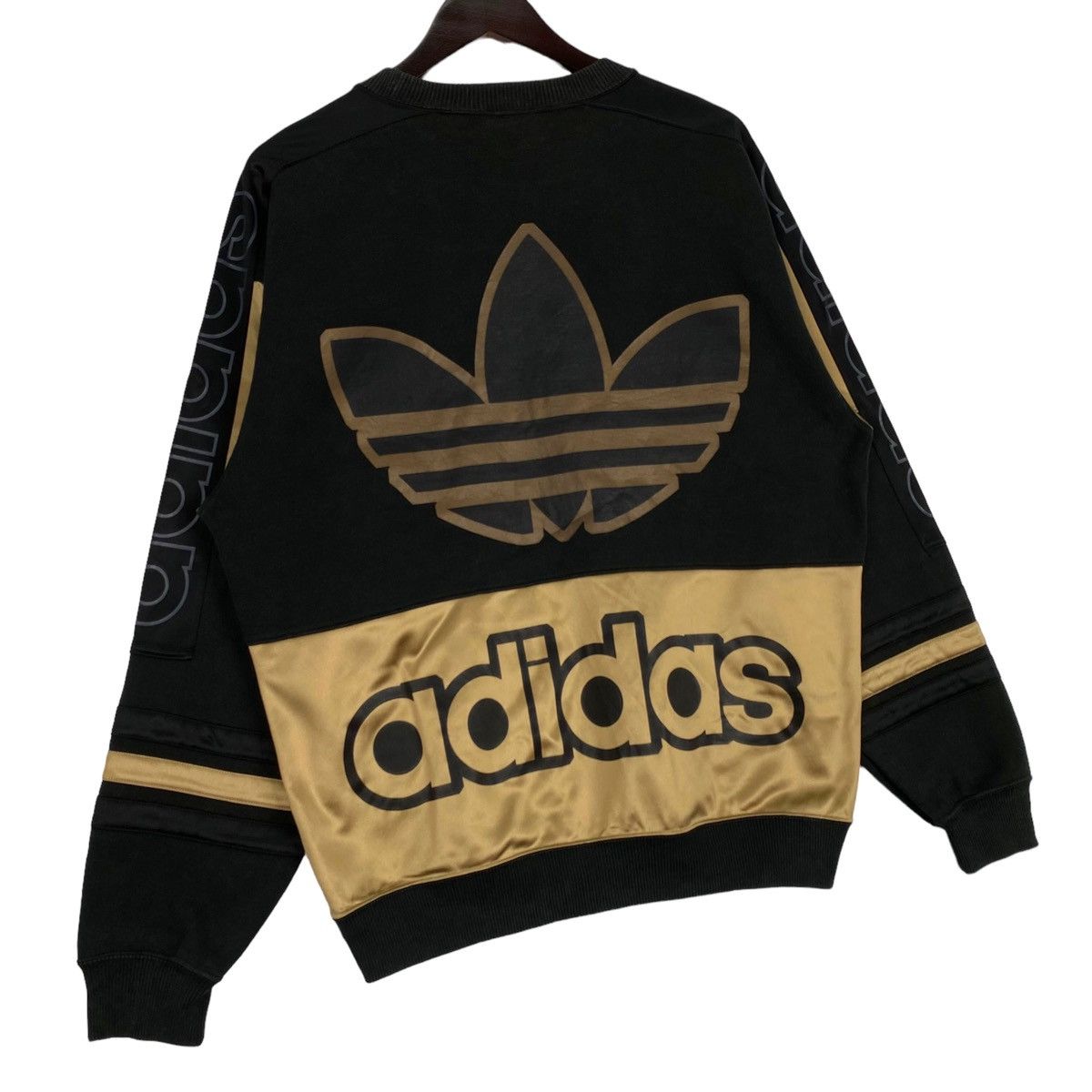 Adidas × RUN DMC × Vintage Vintage 90s Adidas Sweatshirt Crewneck Size US L / EU 52-54 / 3 - 8 Thumbnail