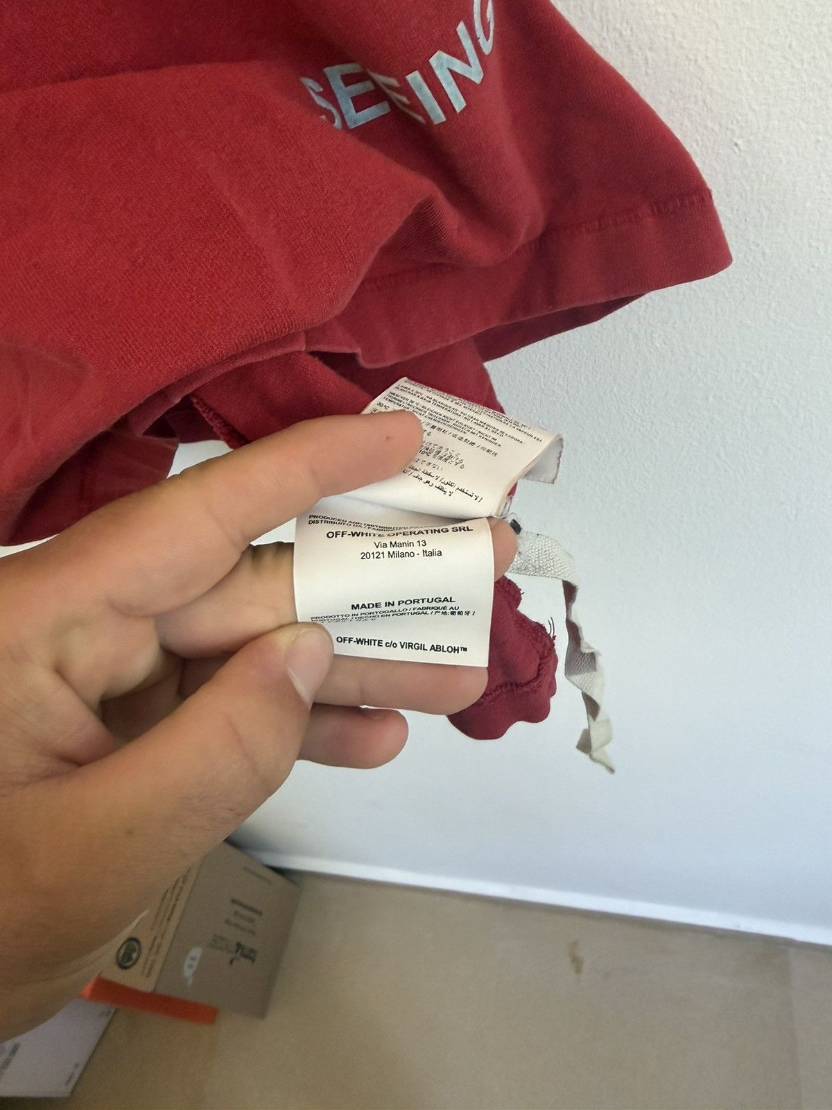 Off-White Off white parachute TEE Size US L / EU 52-54 / 3 - 11 Thumbnail