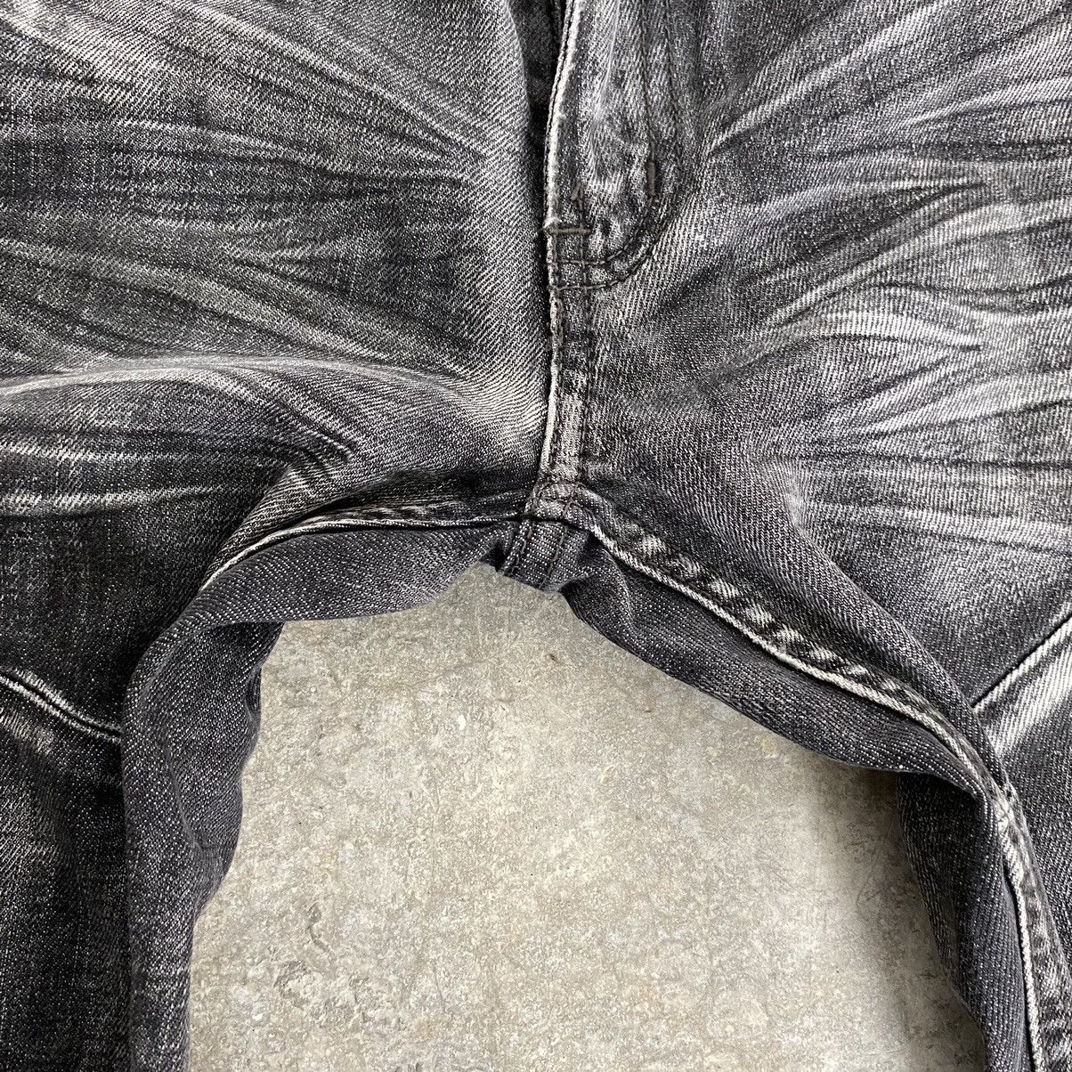 Japanese Brand Edge Rupert Japan Washed Grey Panelled Flared Jeans Size US 30 / EU 46 - 11 Thumbnail