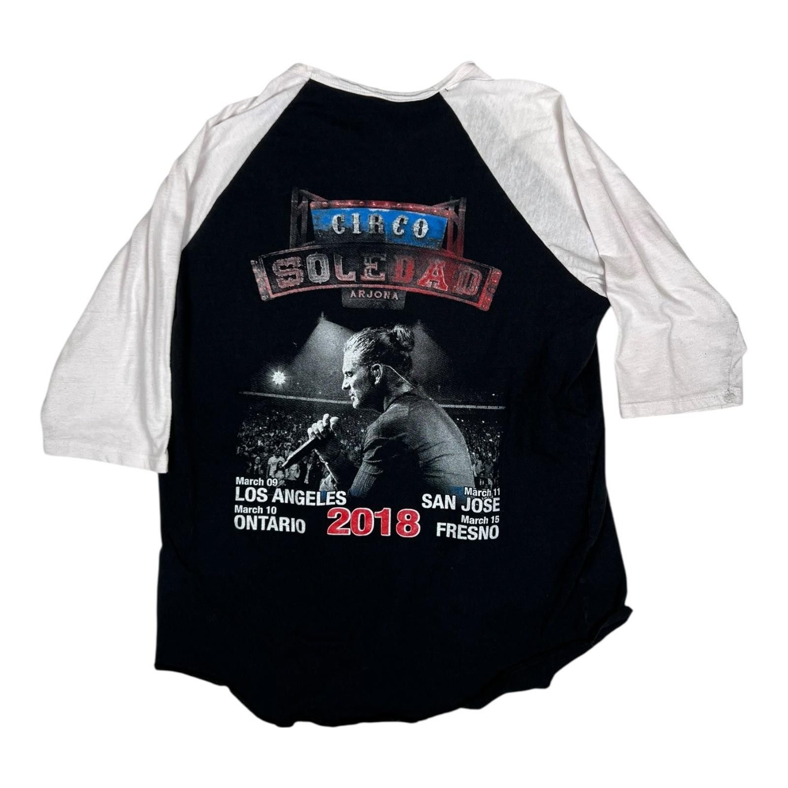 Other Ricardo Arjona Circo Soledad Shirt Mens Medium Black 2018 To Size US M / EU 48-50 / 2 - 3 Thumbnail