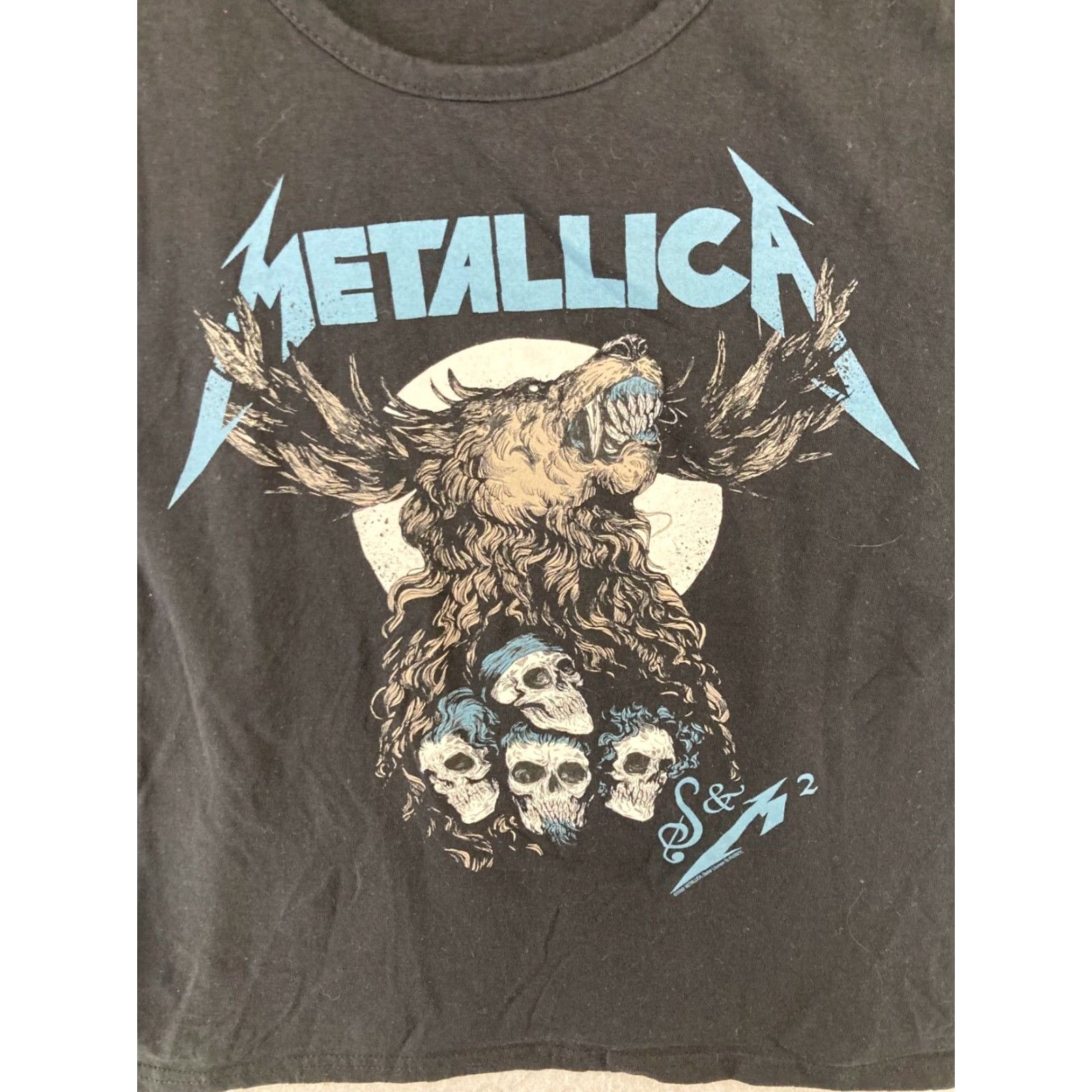 Fruit Of The Loom Metallica Rock Music Tank Top Black Graphic Print XL Womens Size XL / US 12-14 / IT 48-50 - 4 Thumbnail