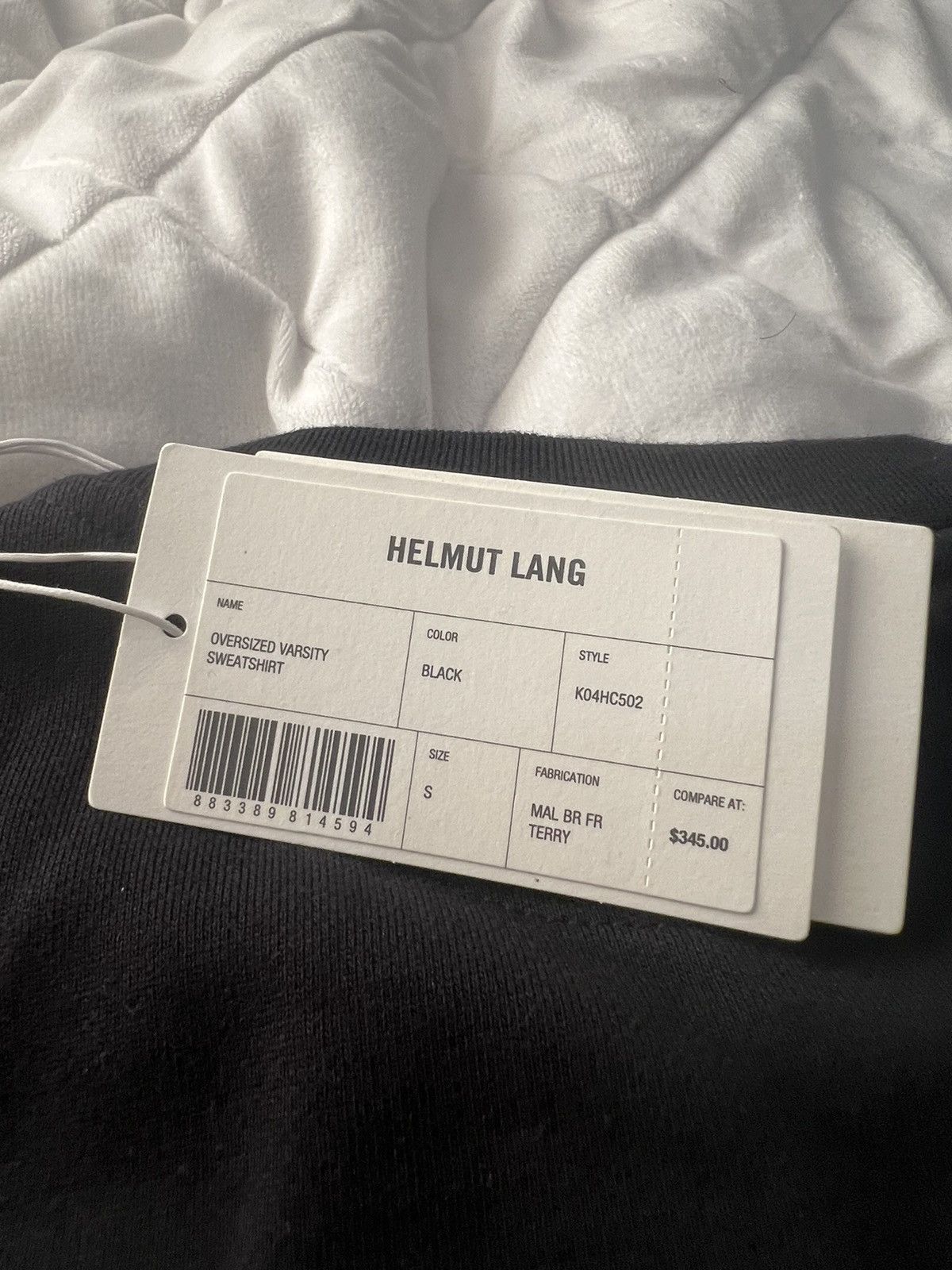 Helmut Lang Helmut Lang Oversized Varsity Sweatshirt Size US M / EU 48-50 / 2 - 3 Thumbnail