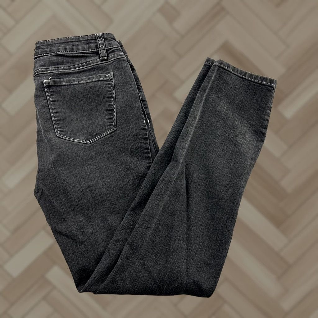 Prana prAna Gray Wash Skinny Denim Jeans Women's 4 Jeans Gray Skinny Regular Solid Stretch Women 4 Size 27" / US 4 / IT 40 - 1 Thumbnail