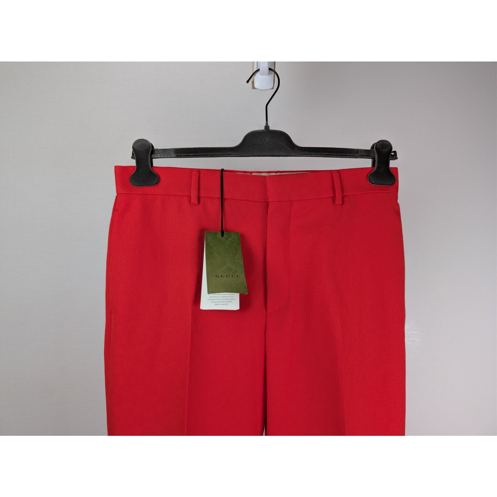 Gucci o1rshd1 Formal Pants in Red Size US 32 / EU 48 - 3 Thumbnail