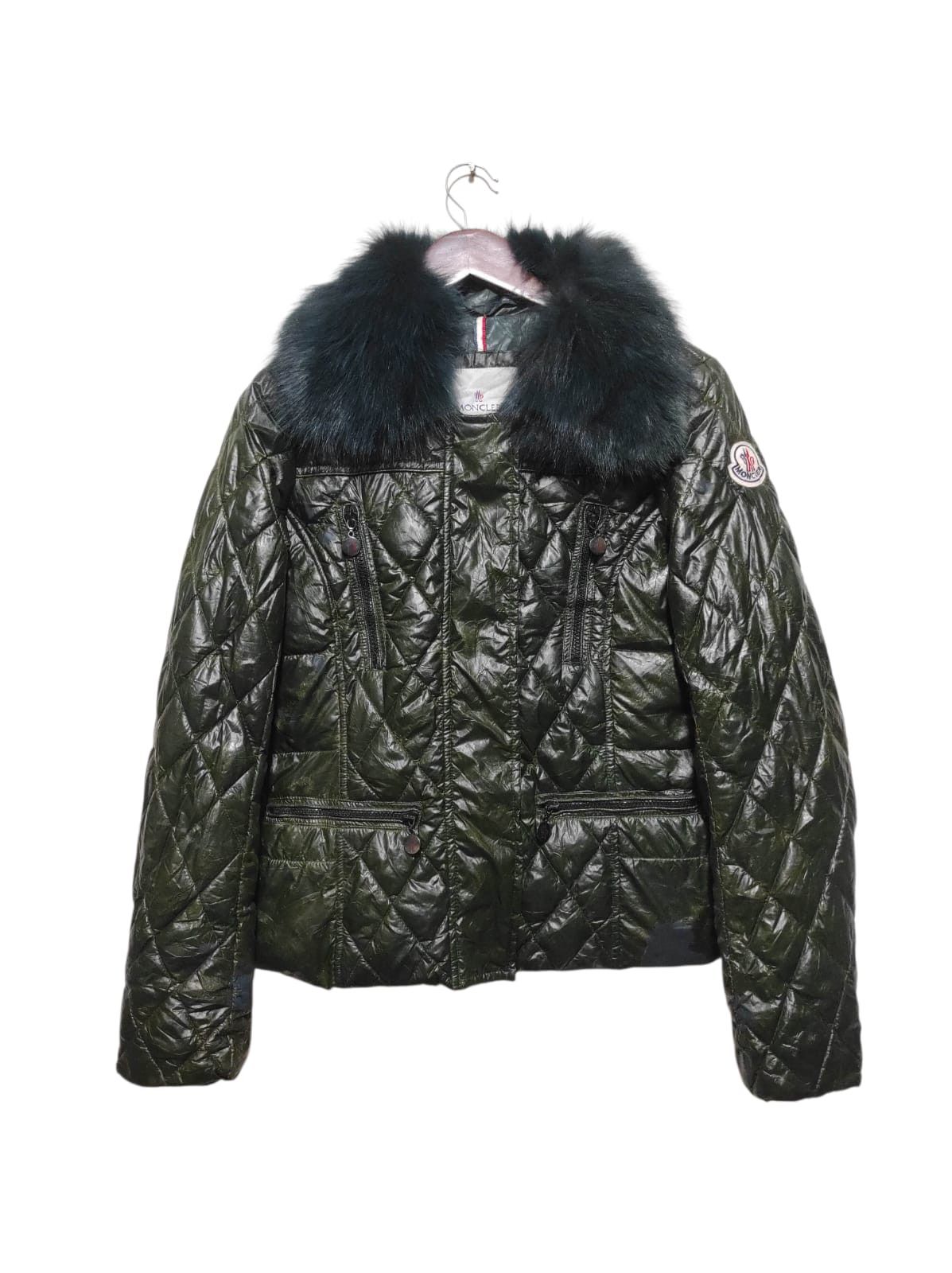 Moncler Moncler Real Fur Down Puffer Jacket Size S / US 4 / IT 40 - 1 Thumbnail