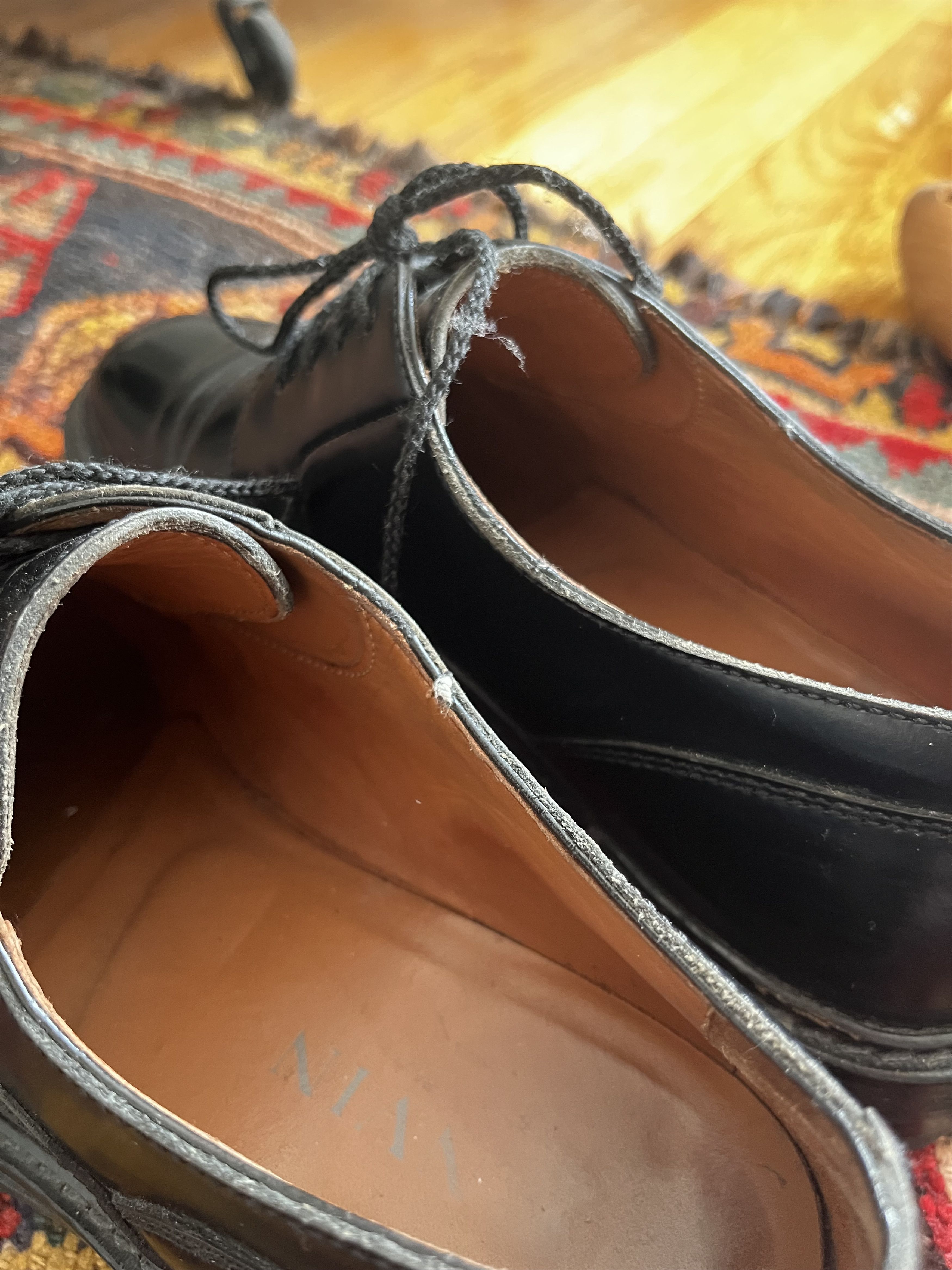 Lanvin Men's sz. 41 Black Lanvin Dress Shoes Size US 8 / EU 41 - 7 Thumbnail