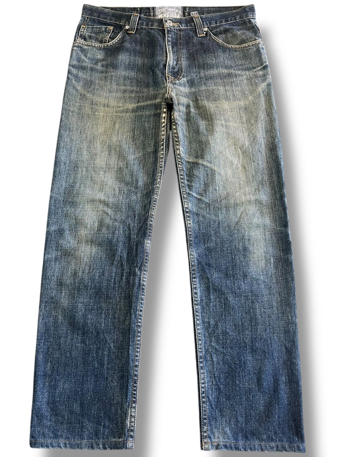 Stussy Vintage Stussy Mudwash Faded Denim Size US 34 / EU 50 - 1 Thumbnail