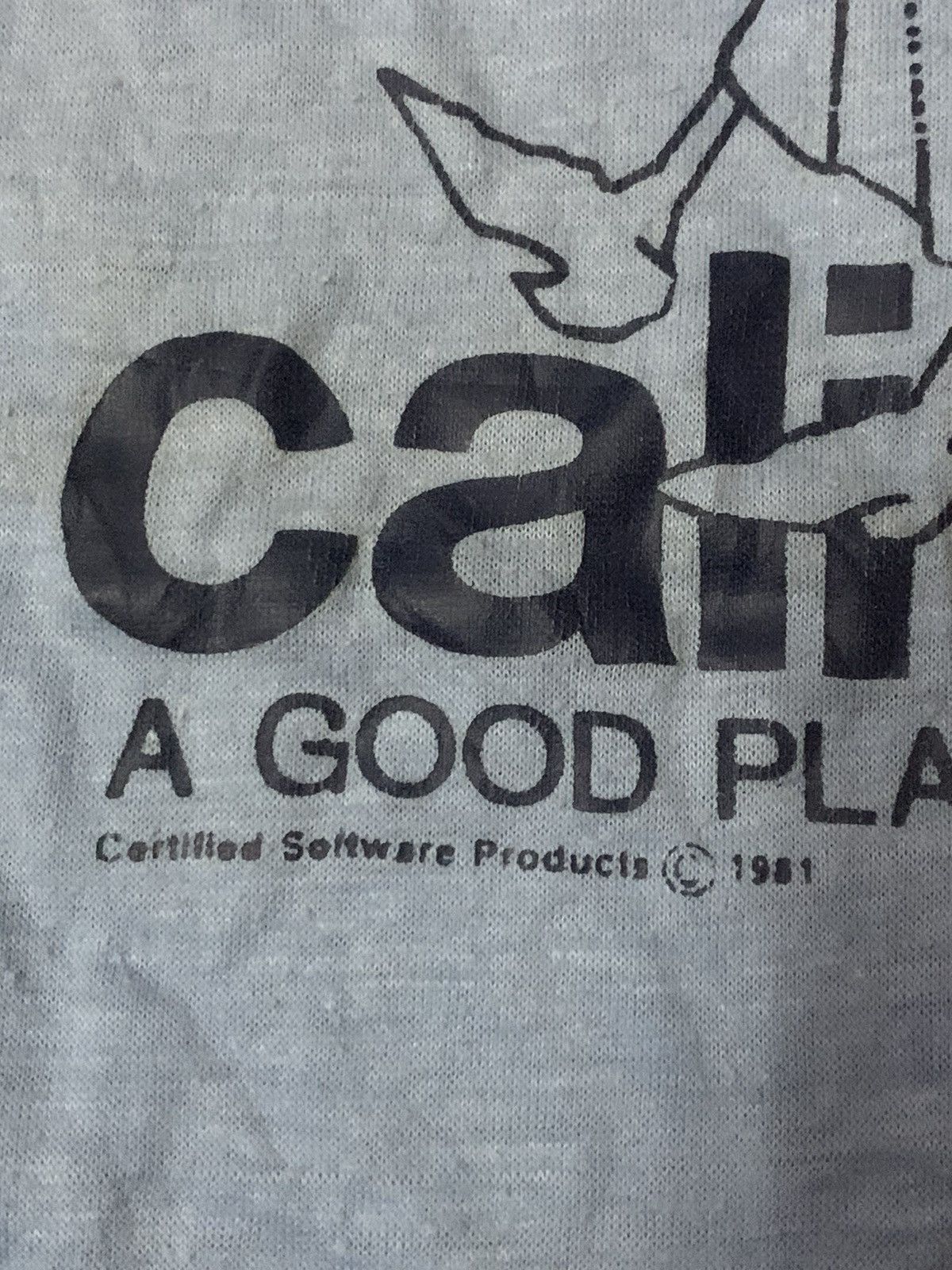 Vintage Vintage 1991 California A Good Place To Fool Around Tee Size US S / EU 44-46 / 1 - 5 Thumbnail