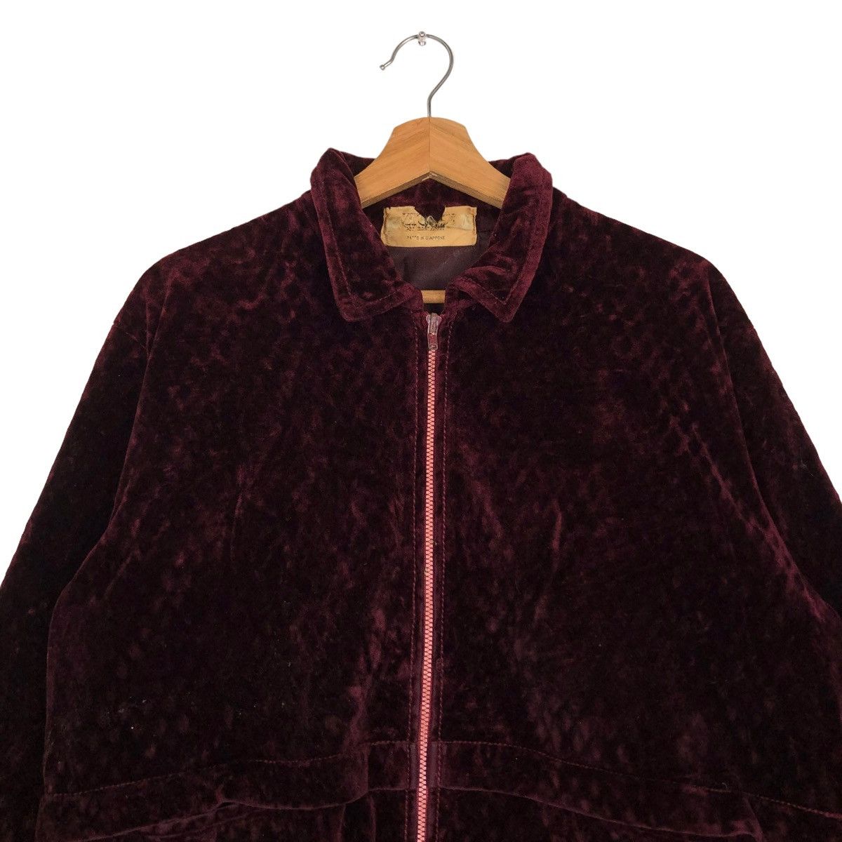 Japanese Brand 🔥90’s Vintage Velvet Bomber Jacket Granstonere japan Size US M / EU 48-50 / 2 - 3 Thumbnail