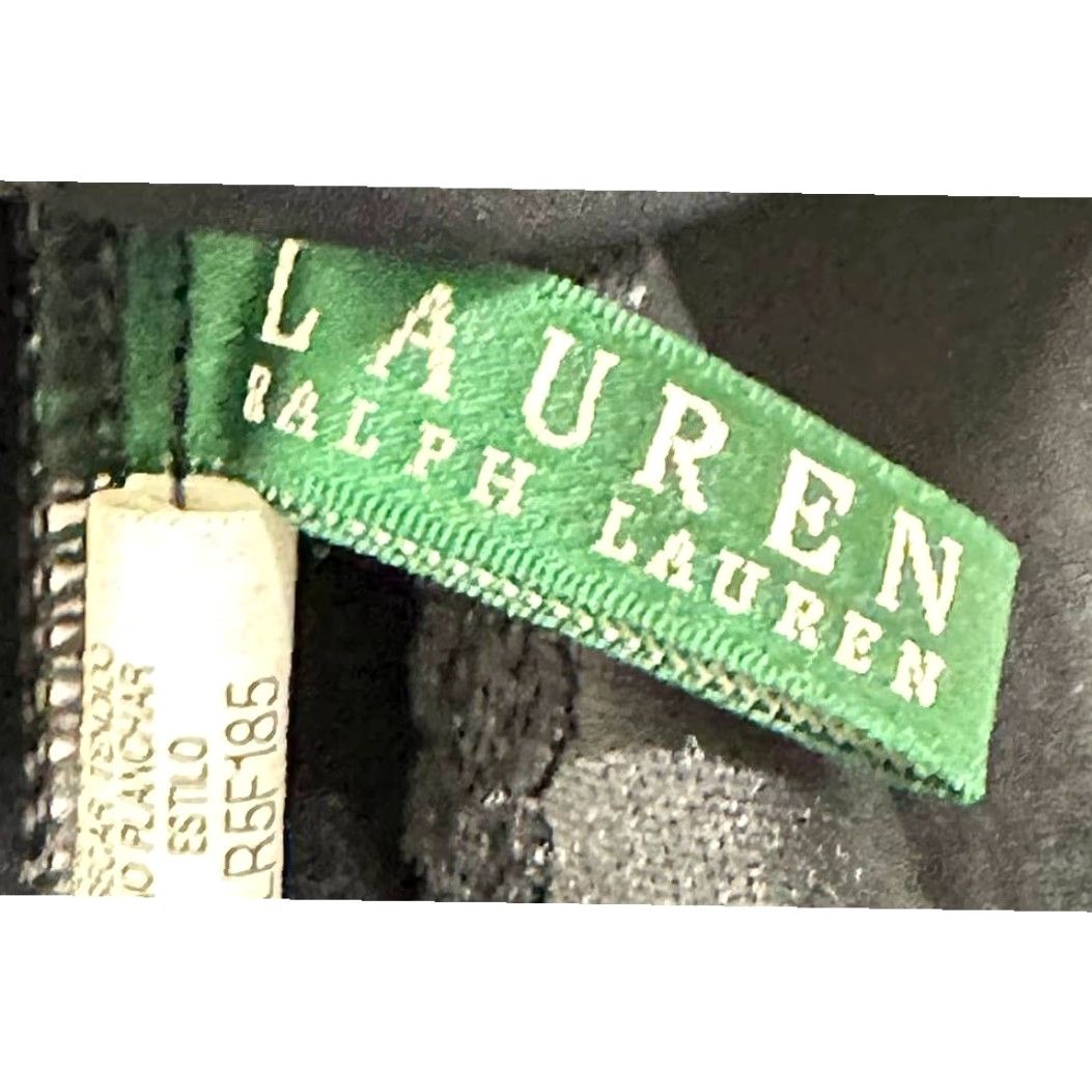Ralph Lauren VINTAGE Lauren Ralph Lauren Swim Top Women Size 8 Black Strapless Modest Mature Retro Size M / US 6-8 / IT 42-44 - 7 Thumbnail