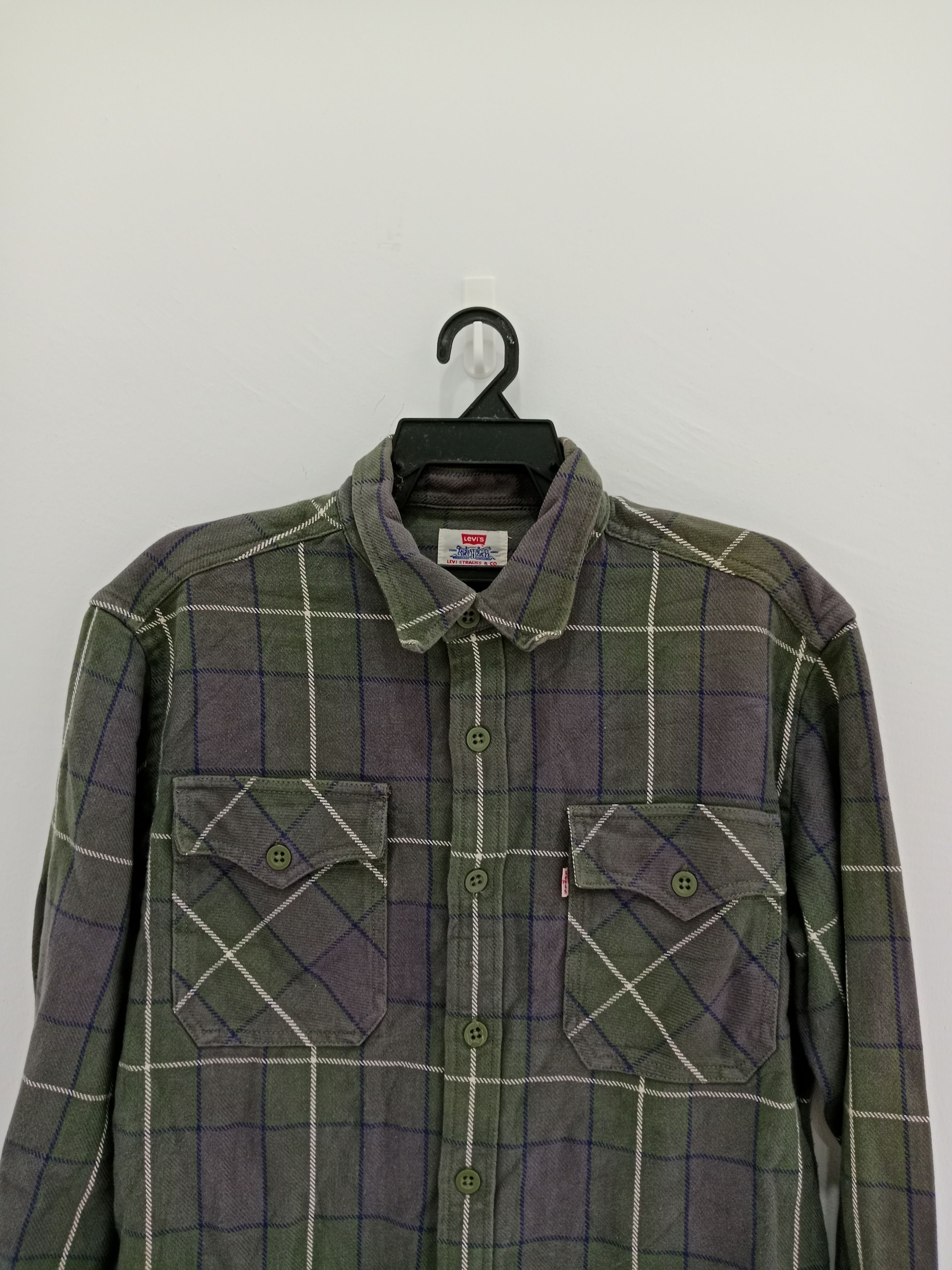 Levi's × Levi's Vintage Clothing Vintage Flannel Levis Checkered Double Pocket Size US M / EU 48-50 / 2 - 3 Thumbnail