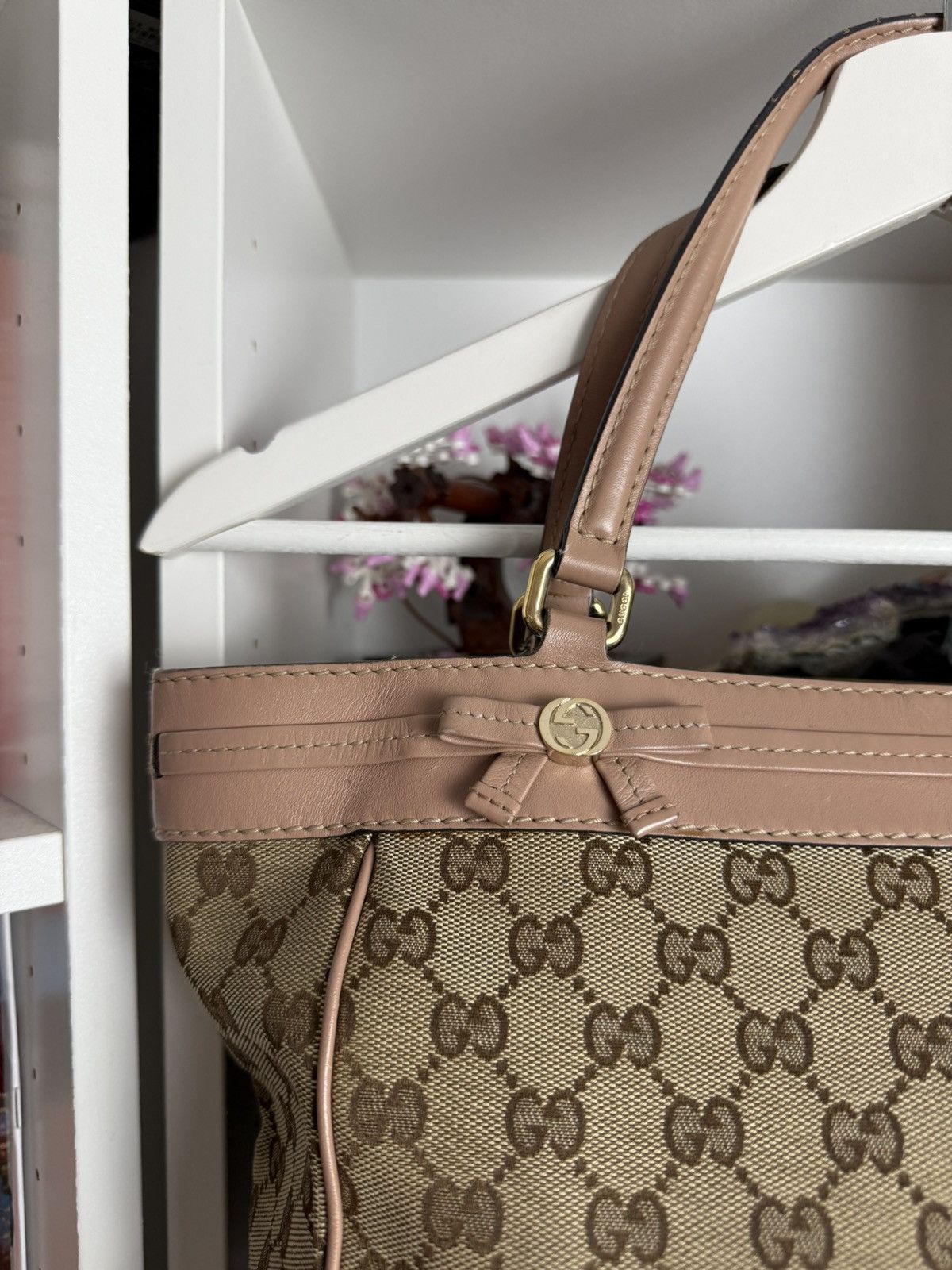 Designer × Gucci Vintage y2k Gucci monogram cocquette bow shoulderbag archive Size ONE SIZE - 3 Thumbnail