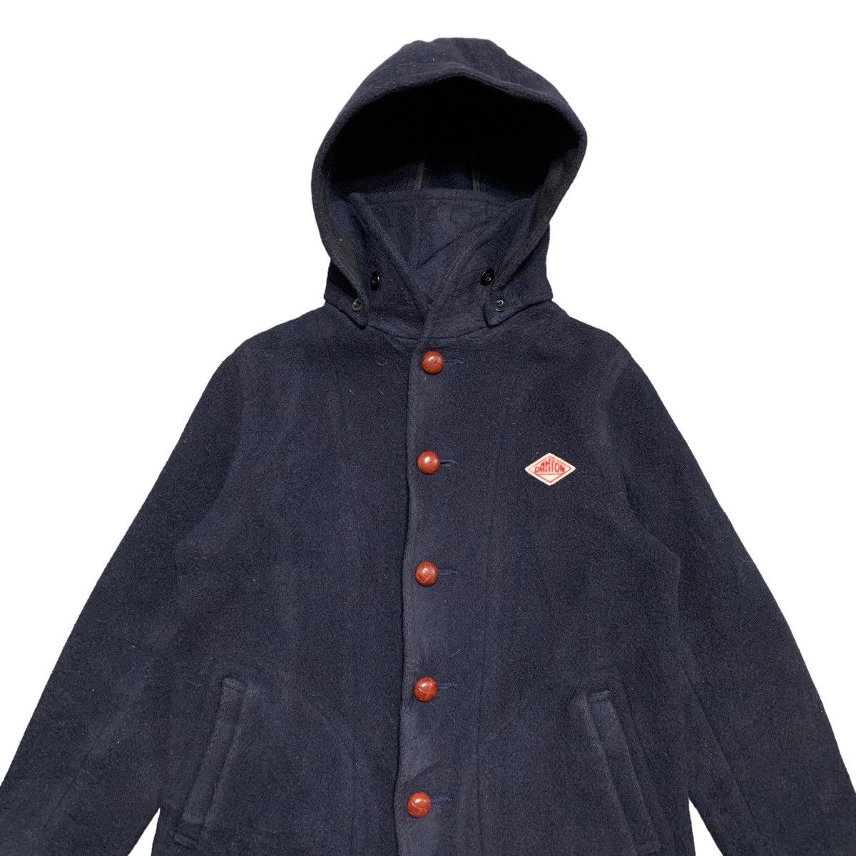 Danton Danton Wool Hooded Navy Jacket Size US XS / EU 42 / 0 - 4 Thumbnail