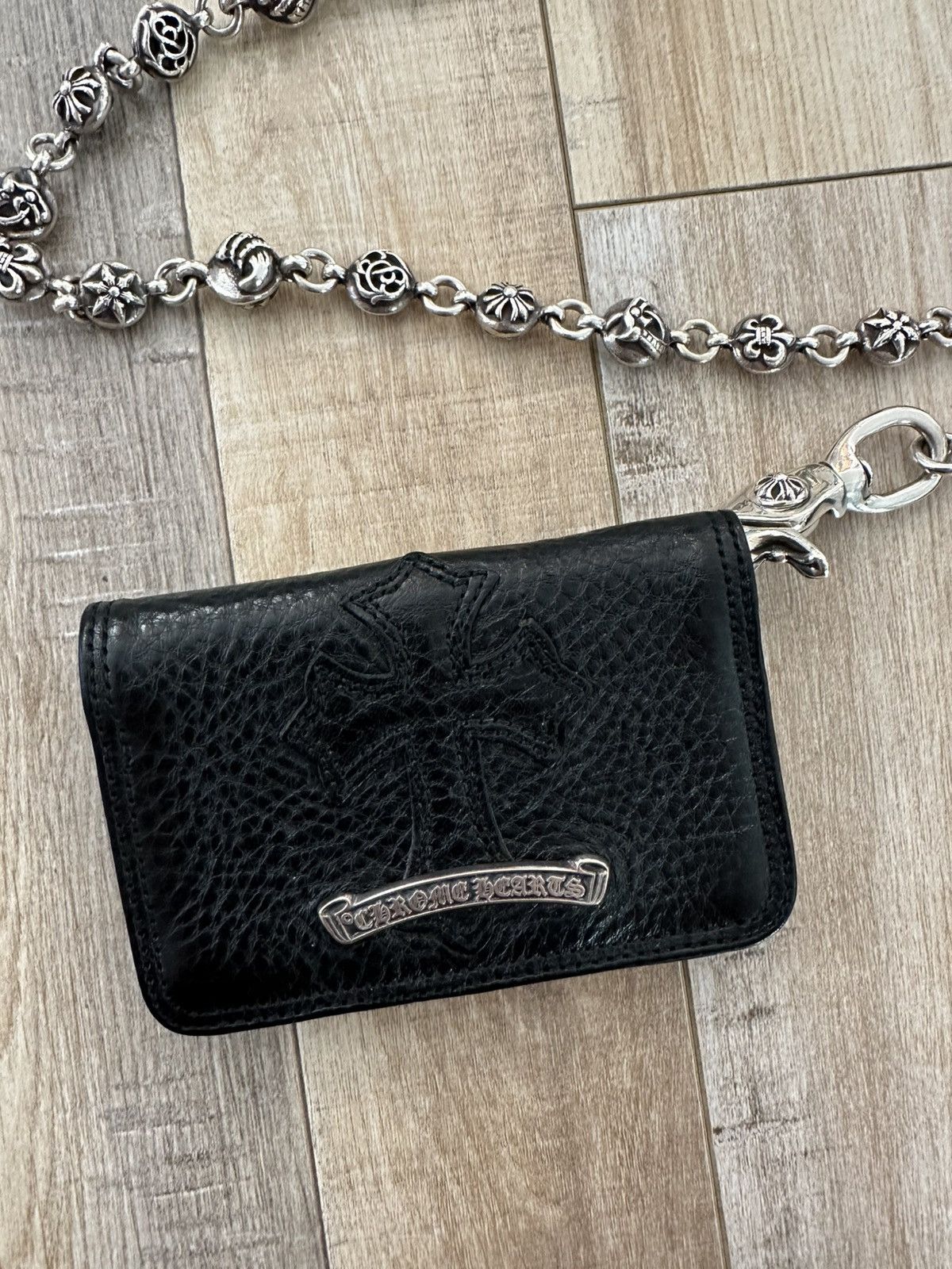 Chrome Hearts Chrome Hearts Cemetery Cross Patch Bifold Wallet Size ONE SIZE - 1 Thumbnail