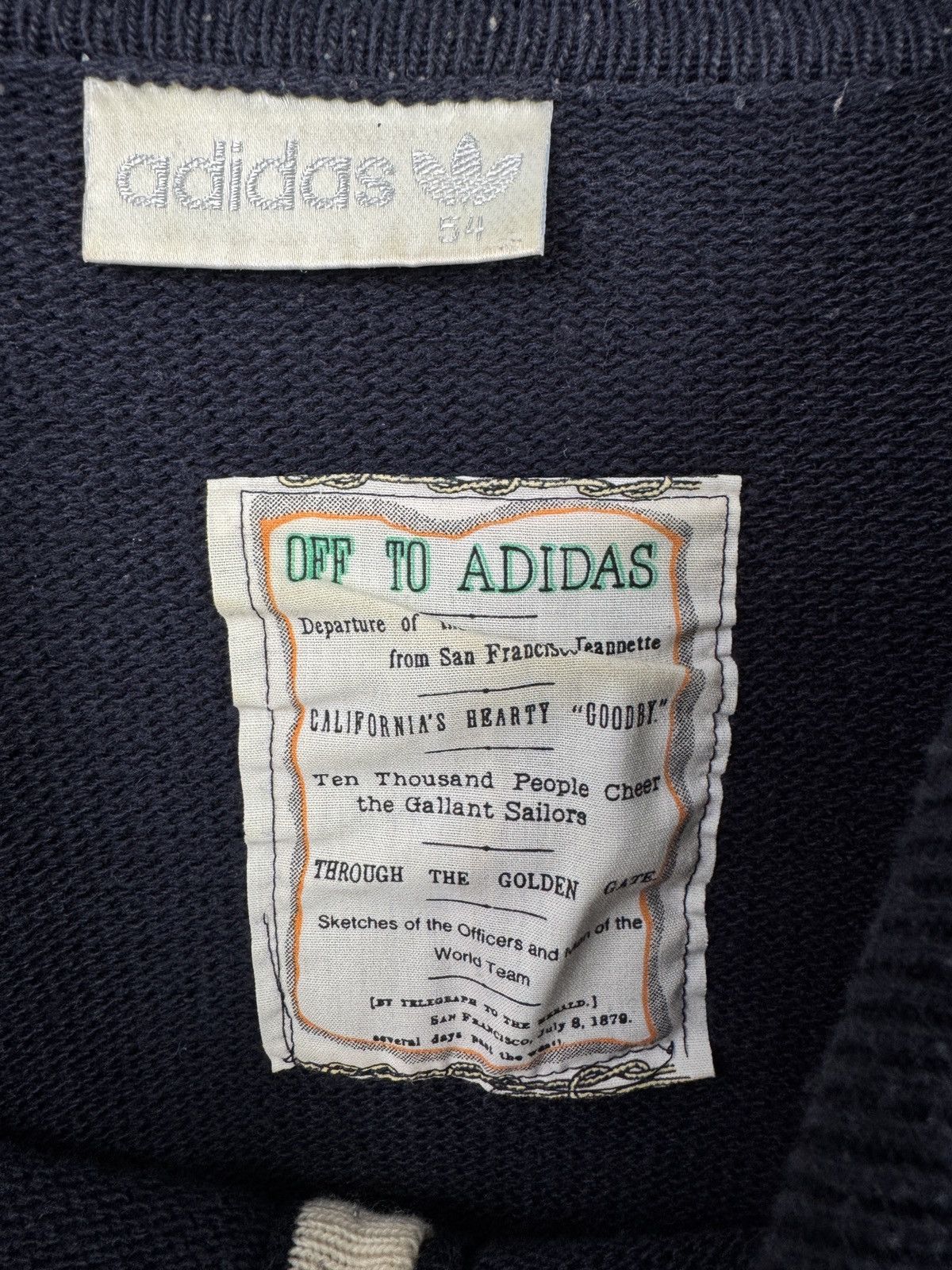 Vintage Men’s Adidas Full Speed Ahead Sweater Vintage Size 44 (L-XL) Size US L / EU 52-54 / 3 - 7 Thumbnail