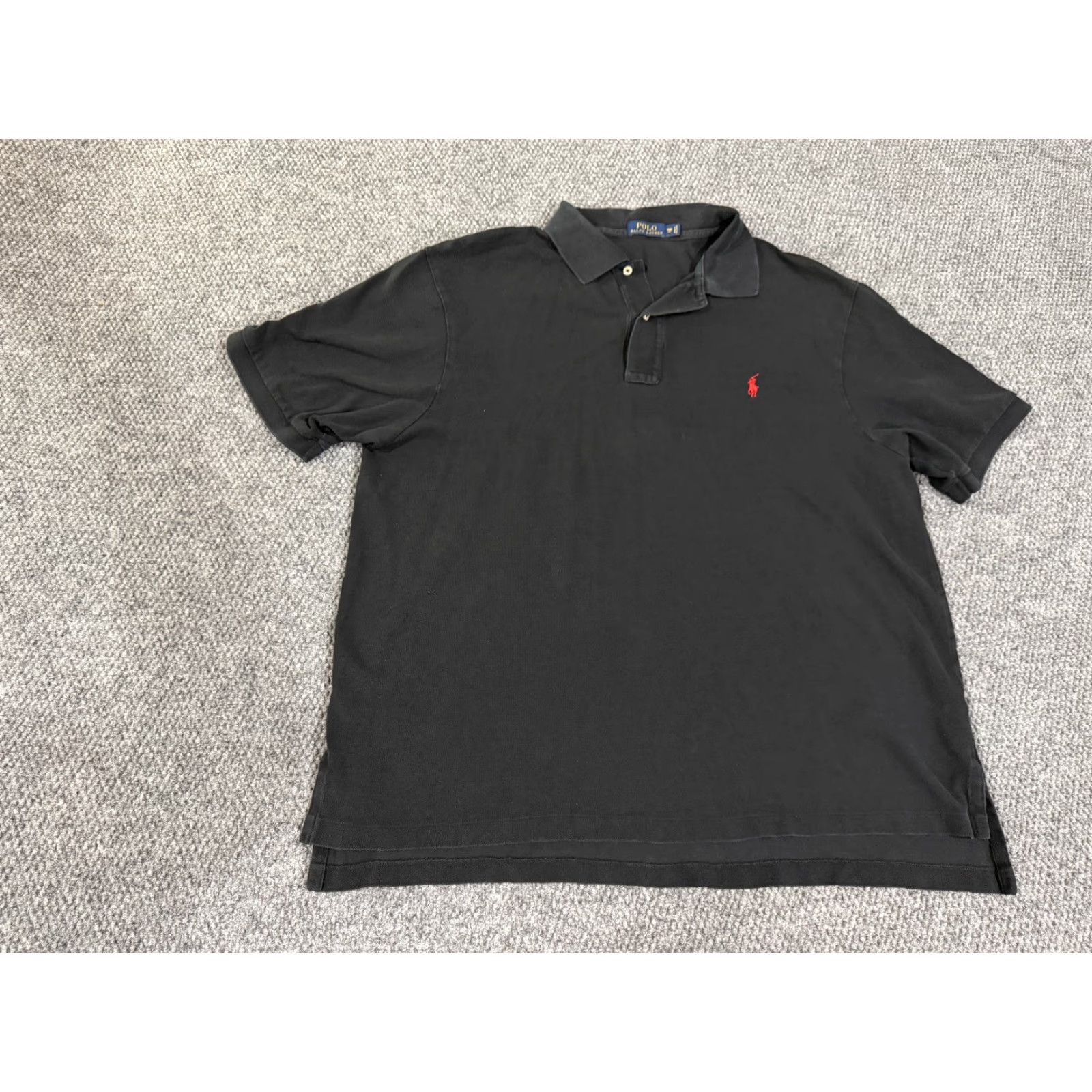 Polo Ralph Lauren Polo Ralph Lauren Polo Shirt Mens Big 2XB Black Short Sleeve Classic Classic Polo Logo Golf Casual Mens Big & Tall/2XB Size US XXL / EU 58 / 5 - 2 Thumbnail