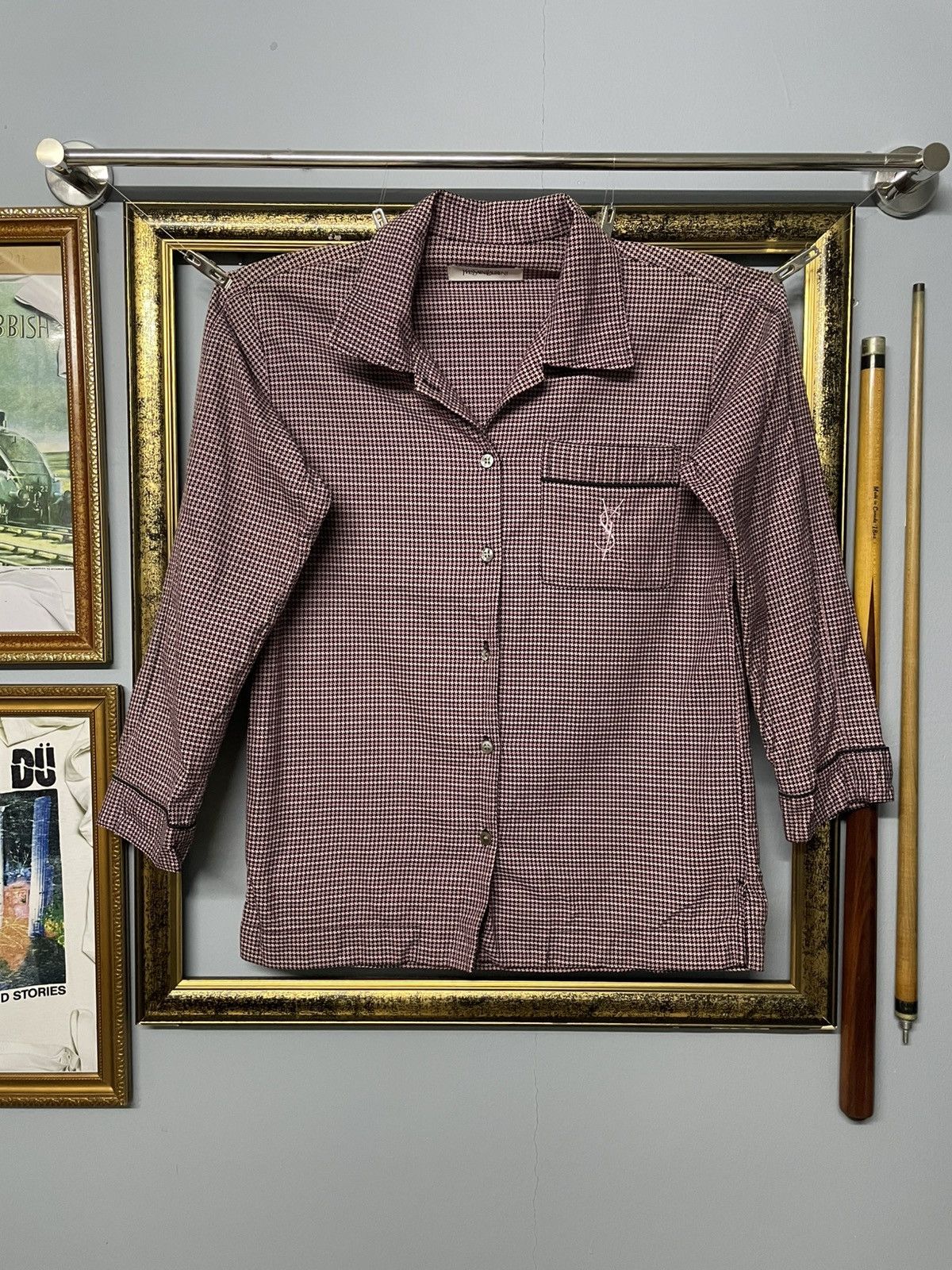Yves Saint Laurent Vintage Yves Saint Laurent Pajam Style Cut Distressed Design Size US M / EU 48-50 / 2 - 1 Thumbnail