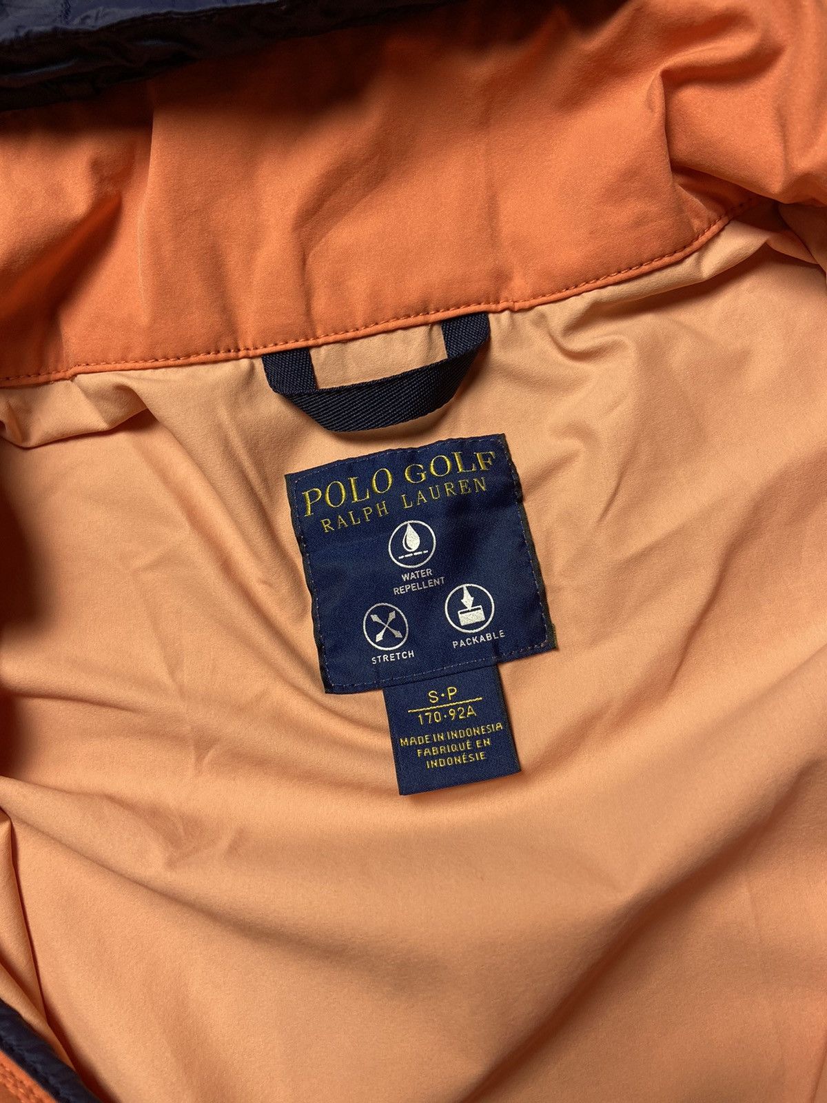 Designer × Polo Ralph Lauren × RLX Ralph Lauren Polo Ralph Lauren Golf Light Jacket Raincoat Designed Logo Size US S / EU 44-46 / 1 - 10 Thumbnail