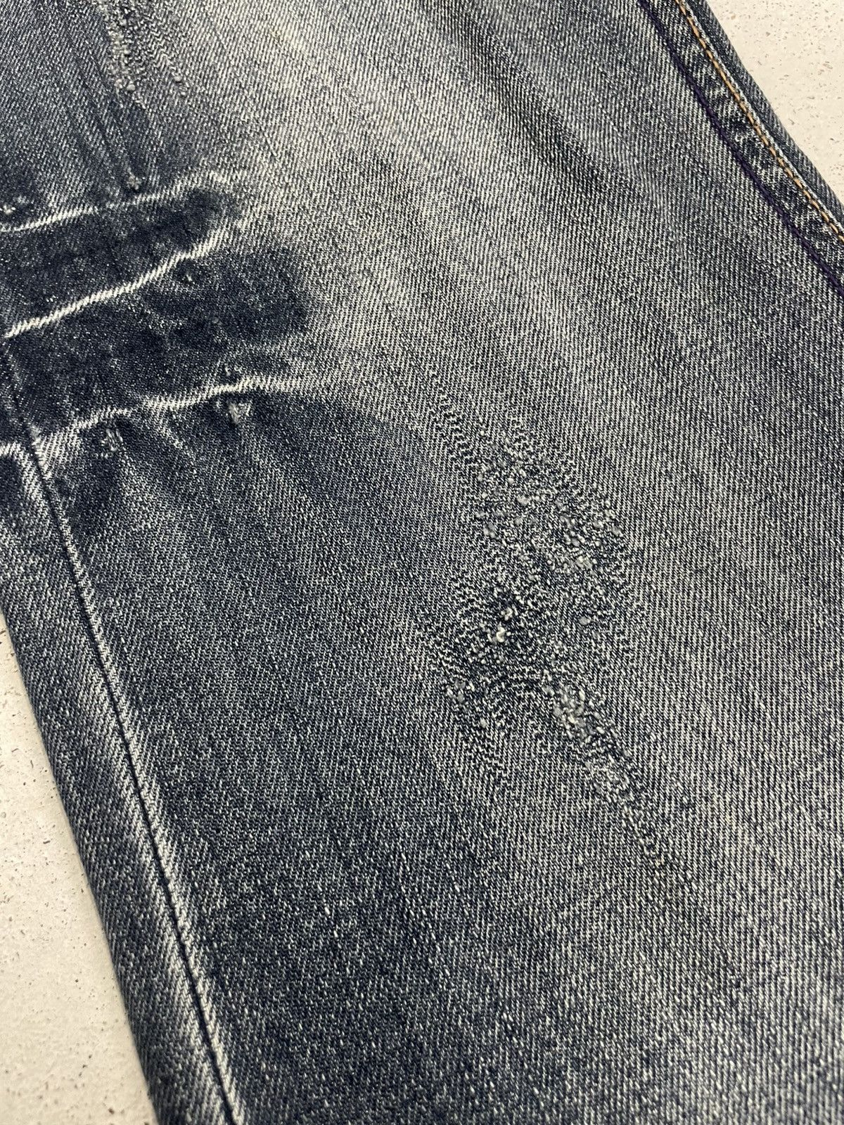 Le Grande Bleu (L.G.B.) Al Delio LGB Sick Mud Flare Archive Pant Whisker Distressed Size US 32 / EU 48 - 8 Thumbnail